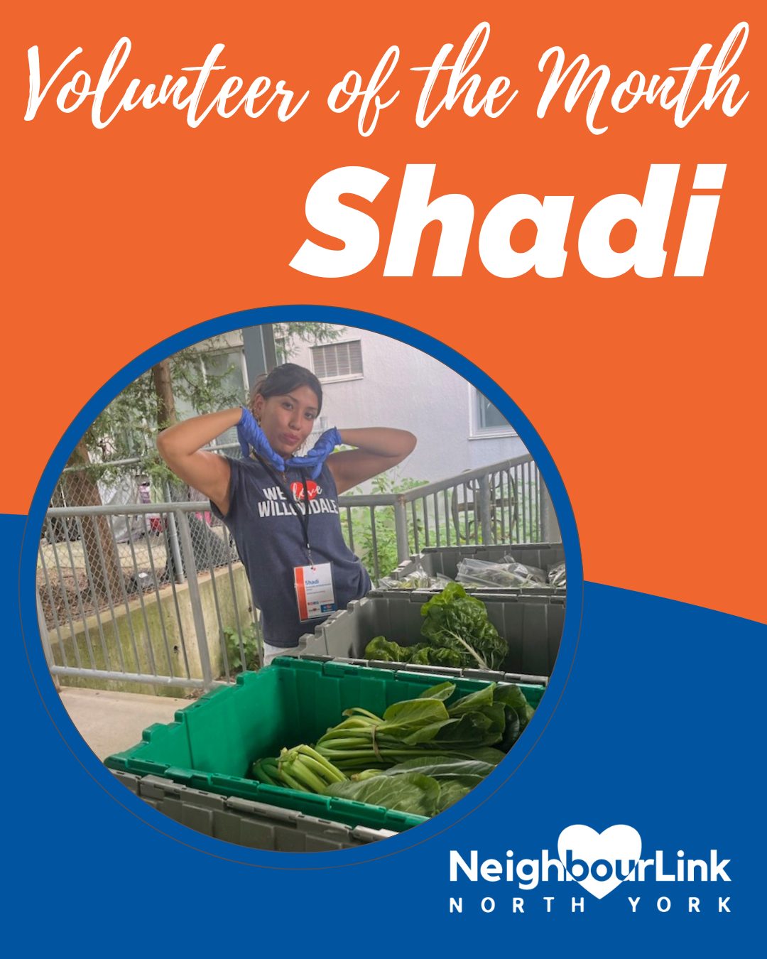 Congratulations to Shadi, our final Volunteer of the Month for 2025!
Shadi has volunteered with NeighbourLink for the last four years and her impact has been invaluable. Our team first met Shadi when she took part in our Krispy Kreme Donut Day fundraiser back in 2021 (does anyone still remember those good times?)
This year, we were so excited to have hired Shadi this summer as part of our Canada Summer Jobs team, supporting our food programs coordinator, Roberto. After he contract she continued volunteering at the food hub and took a lead role at the Christmas Market!
When asked to reflect on her volunteer experience, Shadi said,
"I have loved volunteering with Neighbourlink ever since I first started to complete my high school volunteer hours in grade 10. What motivates me to volunteer is the group dynamic of people coming together, and each of them contributing something of themselves to support others. My favourite part of it is seeing the results of everyone's hard work and witnessing how it comes together in the end.
It's great to see the impact on the community and how every single person can truly make a difference. I continue to volunteer with Neighbourlink because I’ve seen how even one extra person can create a positive change. Being able to contribute to the community I’ve lived in for so long, and watching the environment of my childhood continue to grow and flourish means so much to me."
It's been a pleasure serving our community together with Shadi and we are so proud of her as we see her growing into her own person and becoming a true leader in our community. We look forward to continuing to serve with her!
If you're interested in volunteering with NeighbourLink North York, please visit www.neighbourlink.org/volunteer (link in bio)
#WeLoveWillowdale #NeighboursHelpingNeighbours #Community #NorthYork #Volunteers #FoodBank #Kindness #Charity