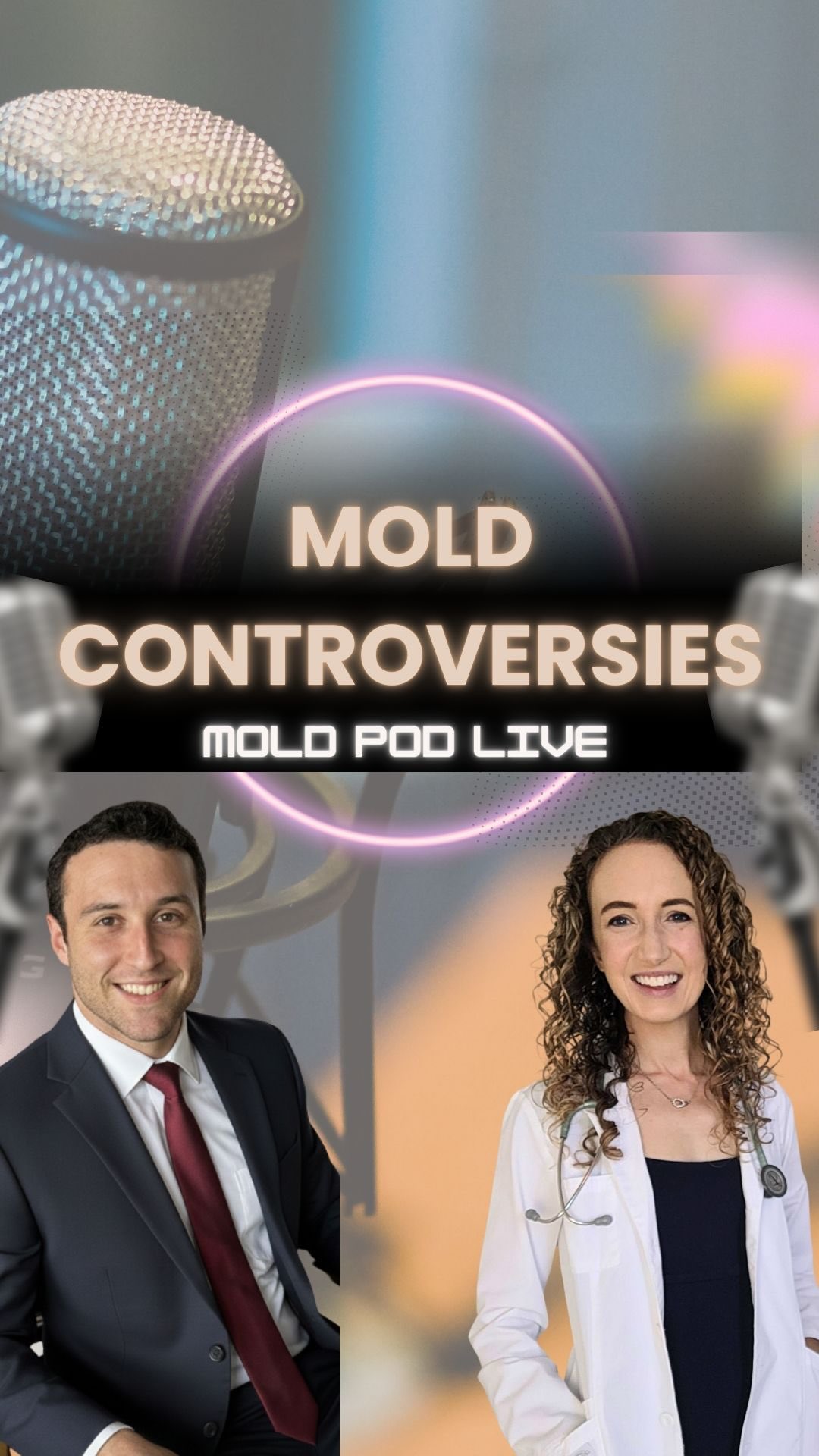 🦠Crushing Controversies One Podcast at a time! Mold Pod Live is dedicated to helping you manage mold problems. Hundreds of hours of research and real-life experience with clients enable us to help you heal. There’s always a way to reduce mold exposure and healing is possible!