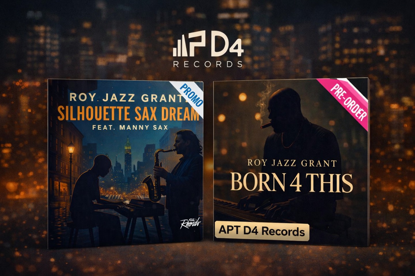 ⚡️ APT D4 RECORDS – LABEL UPDATE ⚡️
🎷 Roy Jazz Grant – Silhouette Sax Dream
Still holding strong at #18 on Traxsource 🙏🏽
Thank you to every DJ and selector supporting this record.
🔥 Also from Apt D4 Records:
🎹 Born 4 This — Pre-Order Available
Late-night, soulful, jazz-infused house.
Appreciate the continued love and support for the music.
More coming soon.
#AptD4Records #RoyJazzGrant #SilhouetteSaxDream #Traxsource ThankYouDJs DeepHouse JazzHouse HouseMusic