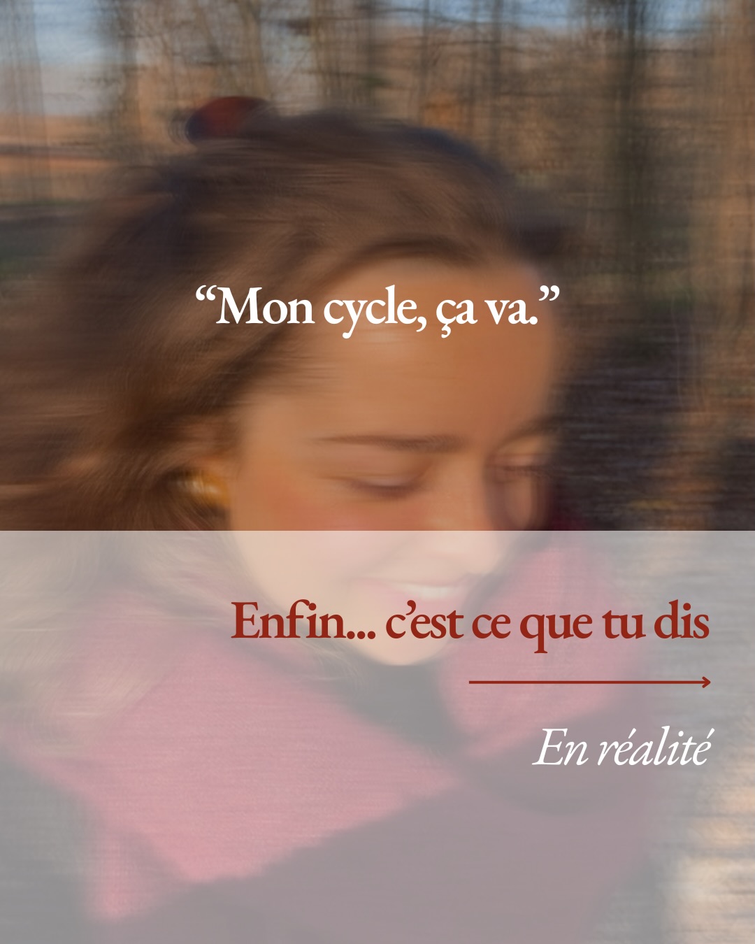 « Ça va »
Même quand tu dors mal.
Même quand ton cycle est déséquilibré.
Même quand tu rentres plus dans ton pantalon et que tu n’aimes plus ton regard dans le miroir.
Même quand ton stress dirige literallement toute ta vie.
Et à force de faire avec, on finis par croire que c’est normal 🥲
Girl tu mérites d’aller mieux.
Tu mérites de comprendre tes symptomes.
Tu mérites de retrouver une telle énergie que tu sauras même plus quoi faire de tes journée (dernier retour cliente 🤯)
Tu mérites de Rztrouver confiance en toi, en ton corps, en ta capacité à aller mieux.
Et surtout, tu n’as pas à tout faire toute seule 🫶
Tu veux reprendre ta santé en main en 2026 ?
🎙️Le dernier ÉPISODE du podcast HappyHormones est sorti ✨
👉 « Nouvelle année : les erreurs à ne plus faire si tu veux vraiment aller mieux en 2026 »
Basé sur mon retour d’expérience et ce que je vois en accompagnement.
👉 Ecris « ÉPISODE » et je t’envoie le lien
Et si tu sens que ton corps te parle depuis des années et que tu ne sais pas par où commencer (ou que tu as déjà essayé plein de choses!)
👉 J’ai préparé pour toi un questionnaire pour faire le point
👉 Ecris « BILAN »
Et je t’envoie le lien.
Et je reviendrai vers toi avec la solution qui me semble la plus juste pour toi 🫶