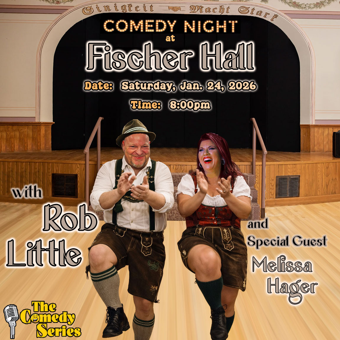 Continuing Michigan Run next week
Jan. 24
@Fischerhall
613 S Main St., Frankenmuth 48734
https://www.eventbrite.com/e/comedy-show-fischer-hall-frankenmuth-rob-little-tickets-1975249477359?aff=ebdsoporgprofile
Showtime:
Sat: 8 pm
with @TheComedySeries owner/comic/and bestie @melissa_hager5522