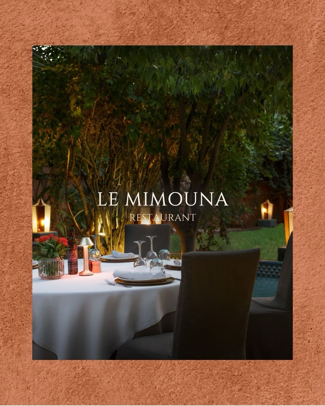 Le Mimouna, one of Marrakech’s most exquisite tables, where Moroccan roots meet bold creativity.
👉 Book your table — link in bio.