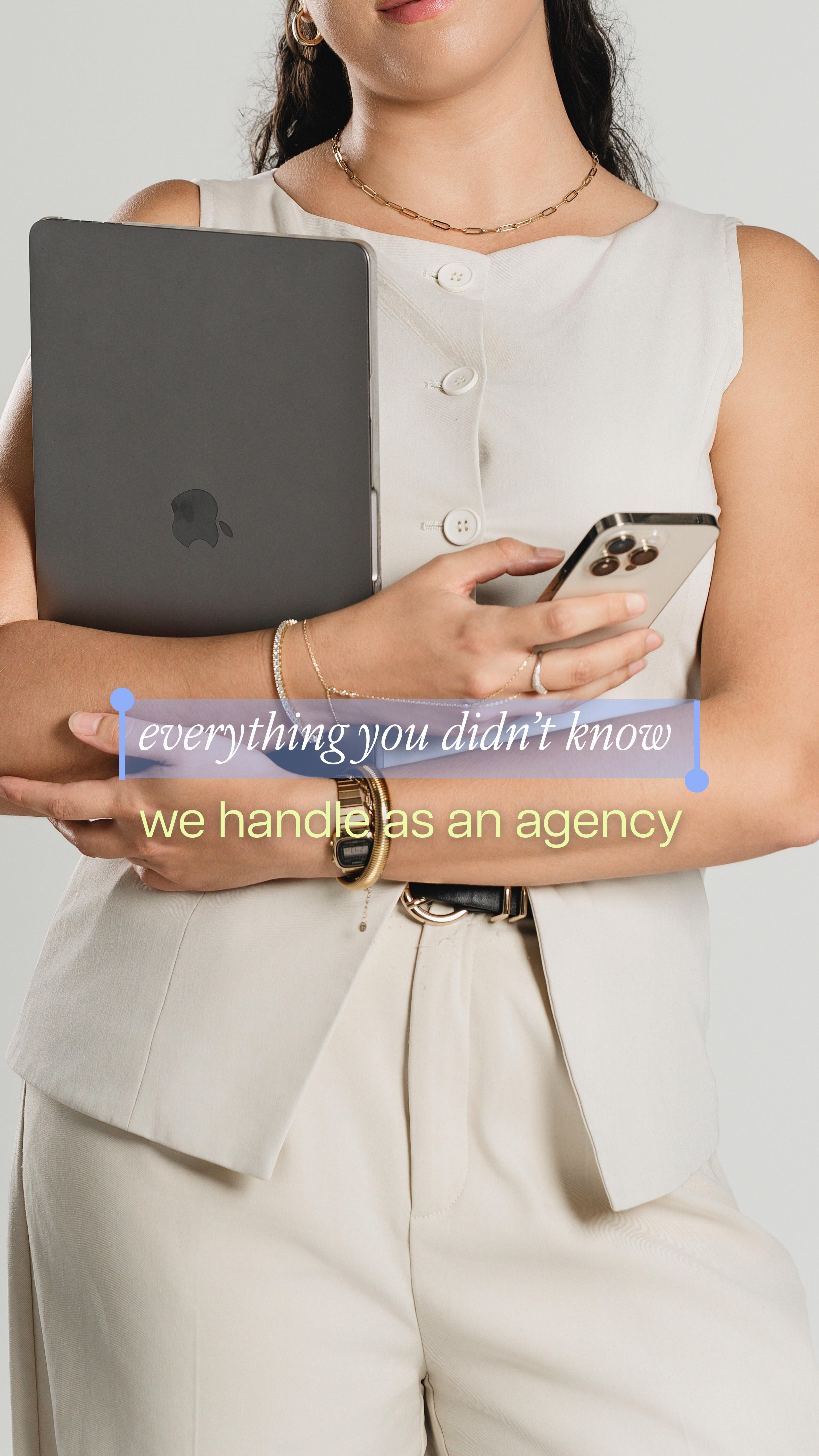 Creative. Strategy. PR. Social. Influencers. Events.
You name it, we run it ⚡️