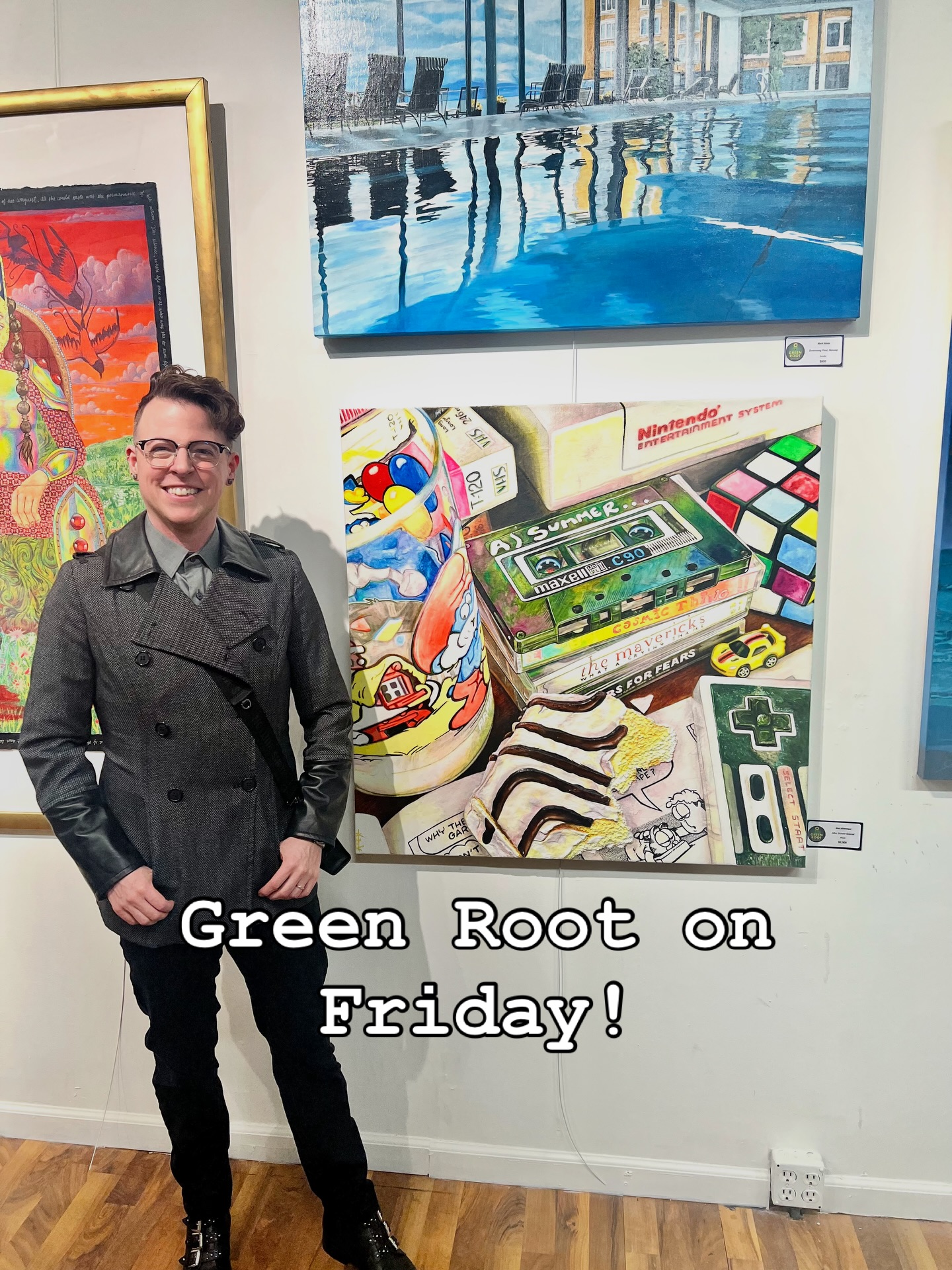 This weekend was wonderful in every regard! Thank you to everyone who came out to Green Root Gallery in Belleville on Friday night. We had a fantastic time at the gallery & then enjoyed some live music at Copper Fire. On Sunday, Pat & I finally had a chance to take in the Anselm Kiefer exhibition at the St Louis Art Museum. It really got my artistic wheels turning. Go see it if you can! #greenrootgallery #stlouisartmusem #anselmkieferexhibition