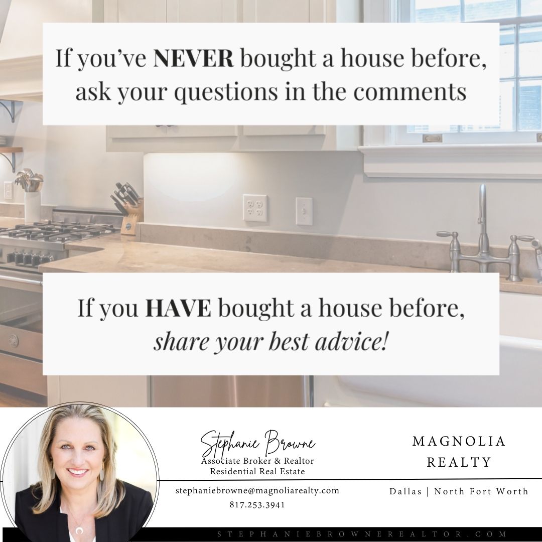 For all of you first-time homebuyers, drop your questions about buying and owning a home in the comments. đŹ
If youâre a homeowner whoâs gone through the homebuying process, feel free to respond to our first-timersâ questions in the comments!
Letâs share that knowledge and experience with our new homebuyers. đ§
#realestateadvice #realestatecontract #homebuyertip #buyeradvice #homesellertip #selleradvice #realestatequestions