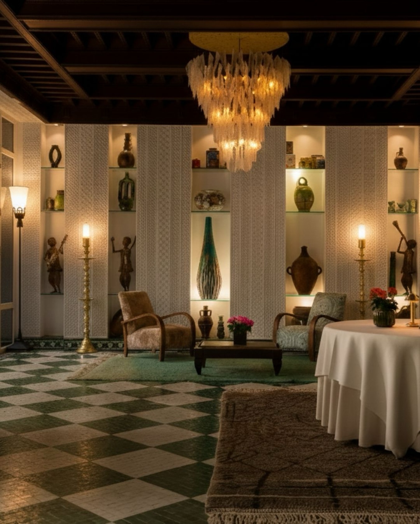 For more than twenty years, Dar Rhizlane has stood as a house with a soul.
Not a hotel, not a riad, but a place where walls speak and details breathe.
Every stone reflects the vision of Ahmed Sadki and Catherine: to create a living home, timeless in its elegance, infinite in its hospitality.