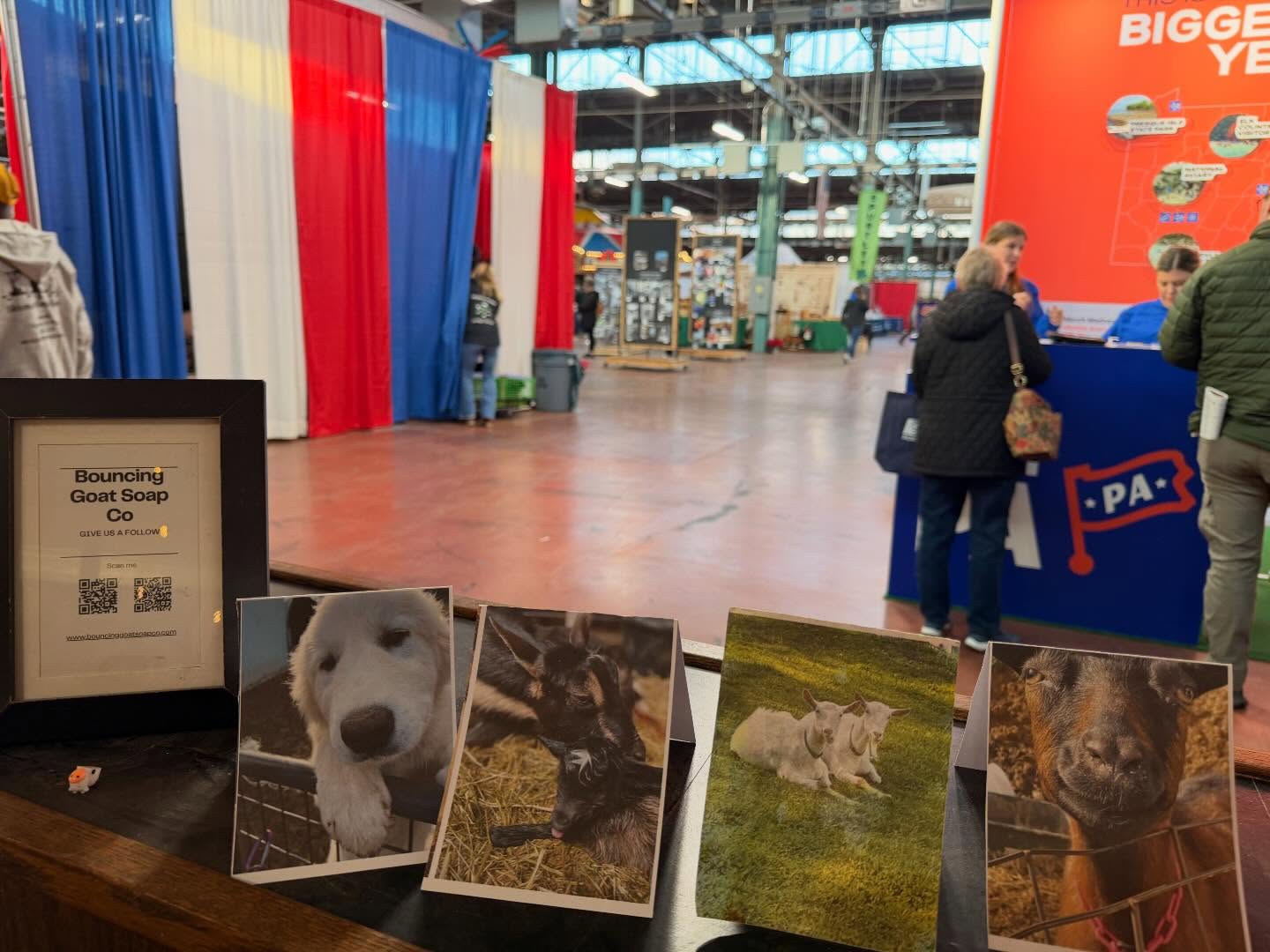 Good morning from Day 3 of Pennsylvania Farm Show.
We are here today until 9pm.
Stop by and say hi!