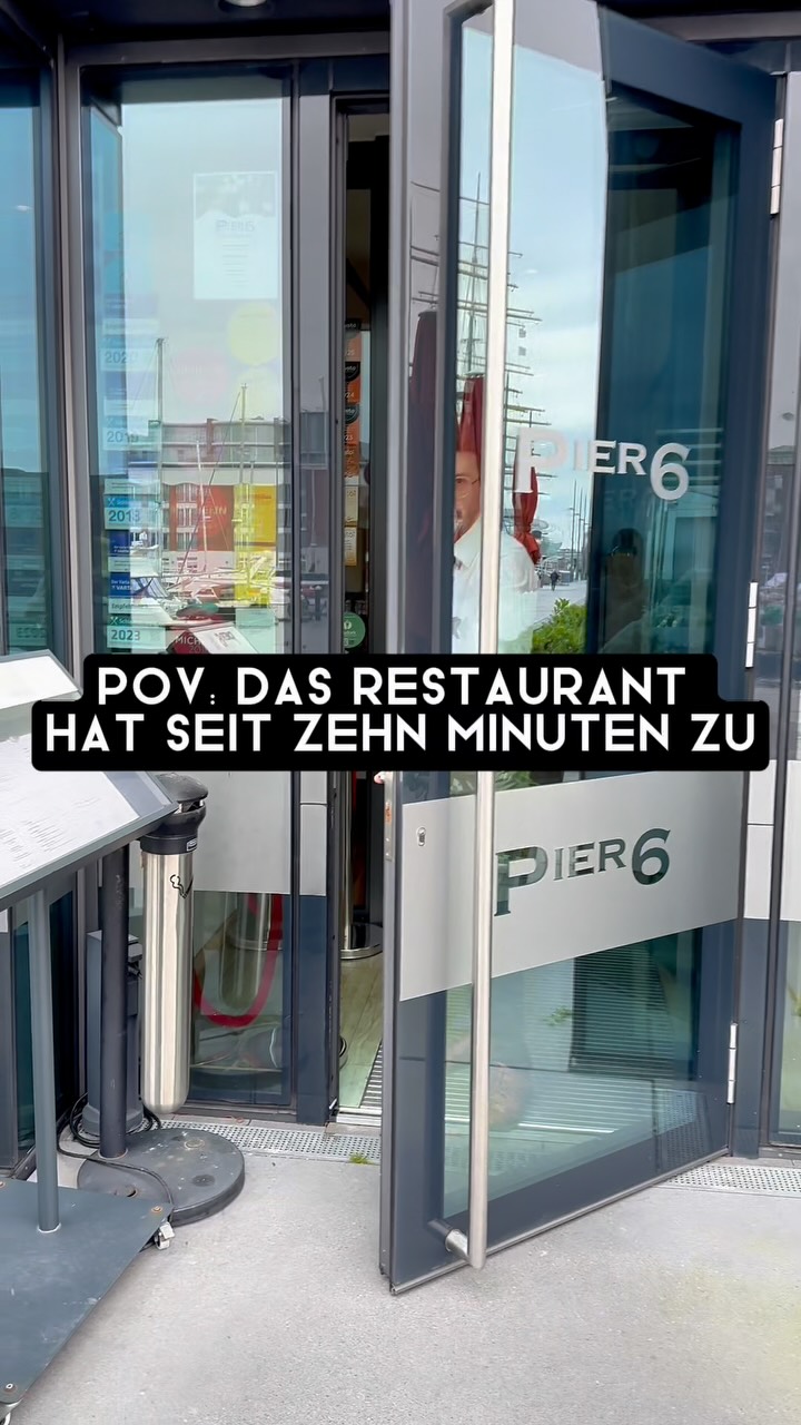 Wir haben immer ein lauschiges Plätzchen für euch - jederzeit!
#pier6 #gastro #humor