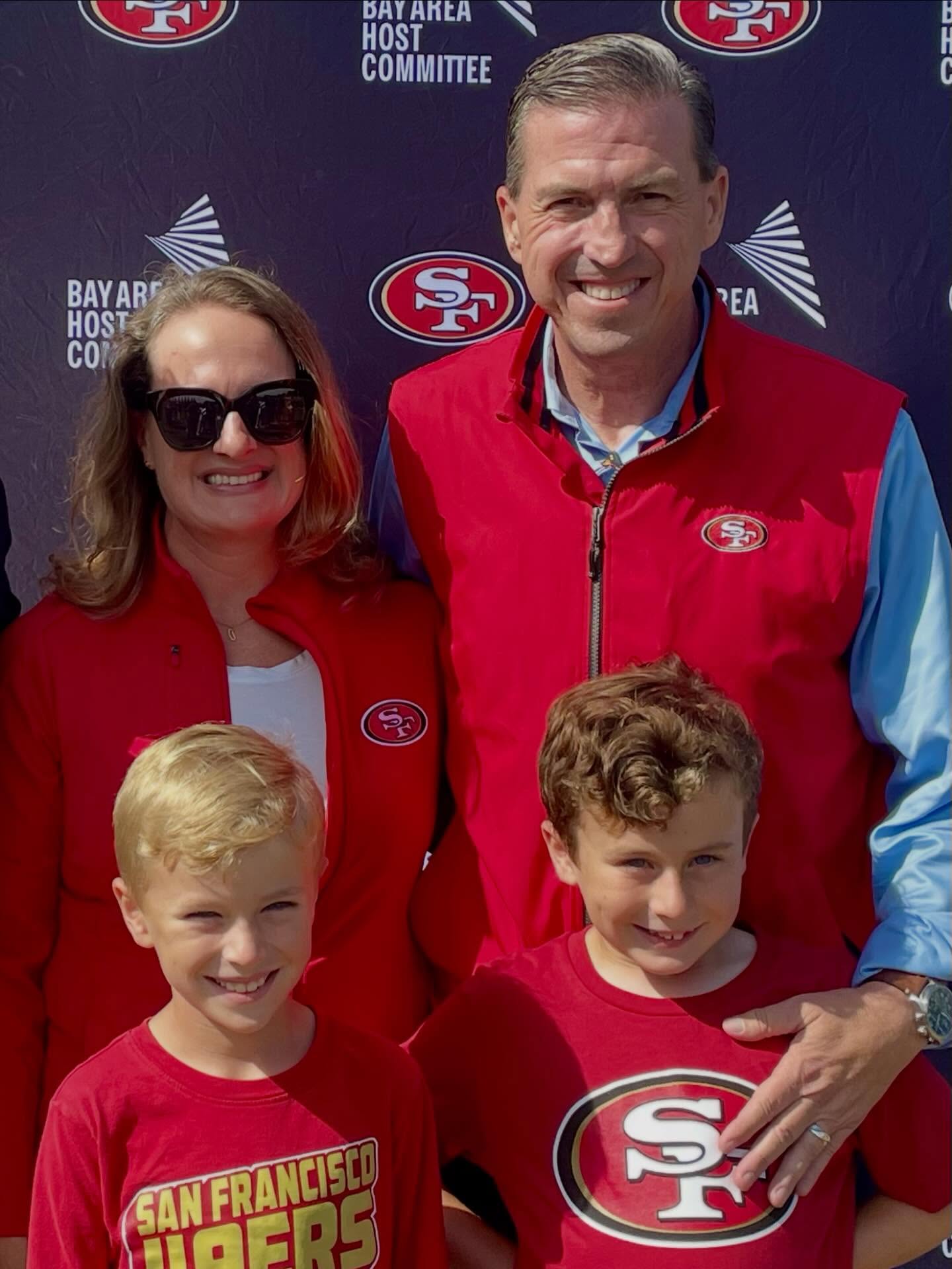 These guys turn 8 today! 🎂All they’re asking for is another Niner playoff win 🏈 (and a few other things) #Liam&Landon