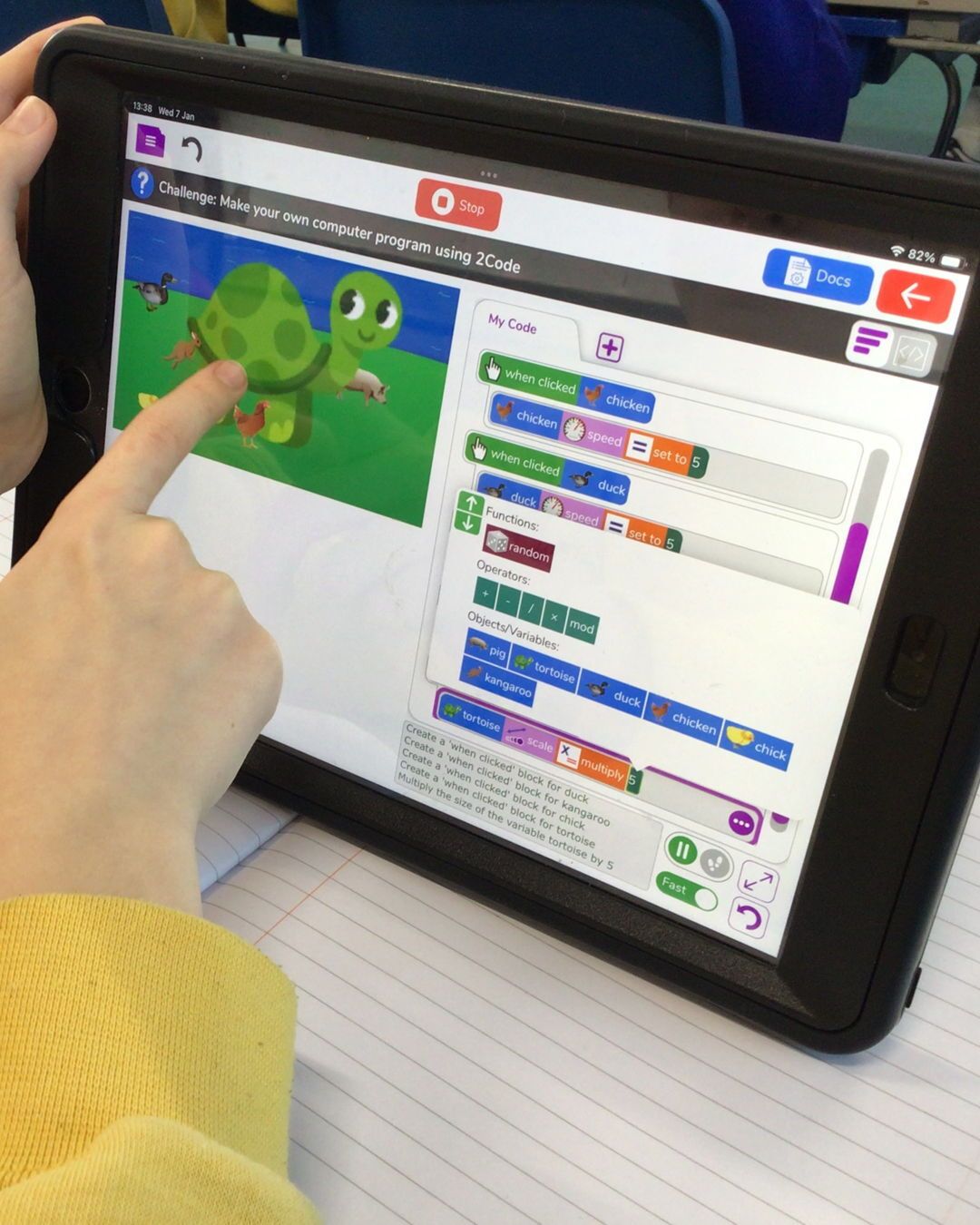 Exciting news from our Year 5 children! They’ve been busy creating their own programmes using event, object, and action code blocks in computing lessons. 🖥️ It’s wonderful to see their creativity and problem-solving skills in action! #FutureCoders #STEMEducation