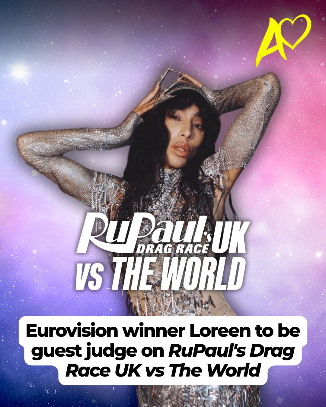 Two time Eurovision winner @loreenofficial has been announced as part of the celebrity guest judges for season 3 of RuPaul’s Drag Race UK vs The World.
Loreen is joined by singer-songwriter JADE, supermodel Kristen McMenamy, and award-winning comedian and writer Jayde Adams as this seasons celebrity guest judges.
Loreen is no stranger to the Drag Race universe!
Back in 2023 the queen of Eurovision appeared as a guest judge on the Sweden version of Drag Race, Drag Race Sverige.
Loreen featured in episode five, Dragodifestivalen where she witnessed the bottom drag queens battle it out in the lip sync challenge to her Eurovision 2012 winning song Euphoria.
In 2023 she made history when she secured Sweden's seventh Eurovision win with Tattoo.
The Swedish pop star is one of only two artists to have won the Eurovision Song Contest twice - the other being “Mr. Eurovision” himself, Johnny Logan, who represented Ireland.
Season 3 of RuPaul’s Drag Race UK vs The World comes to WOW Presents Plus at 3 pm ET / 12 pm PT on 27 January 2026.
#dragrace #rupaul #rupauldragraceuk