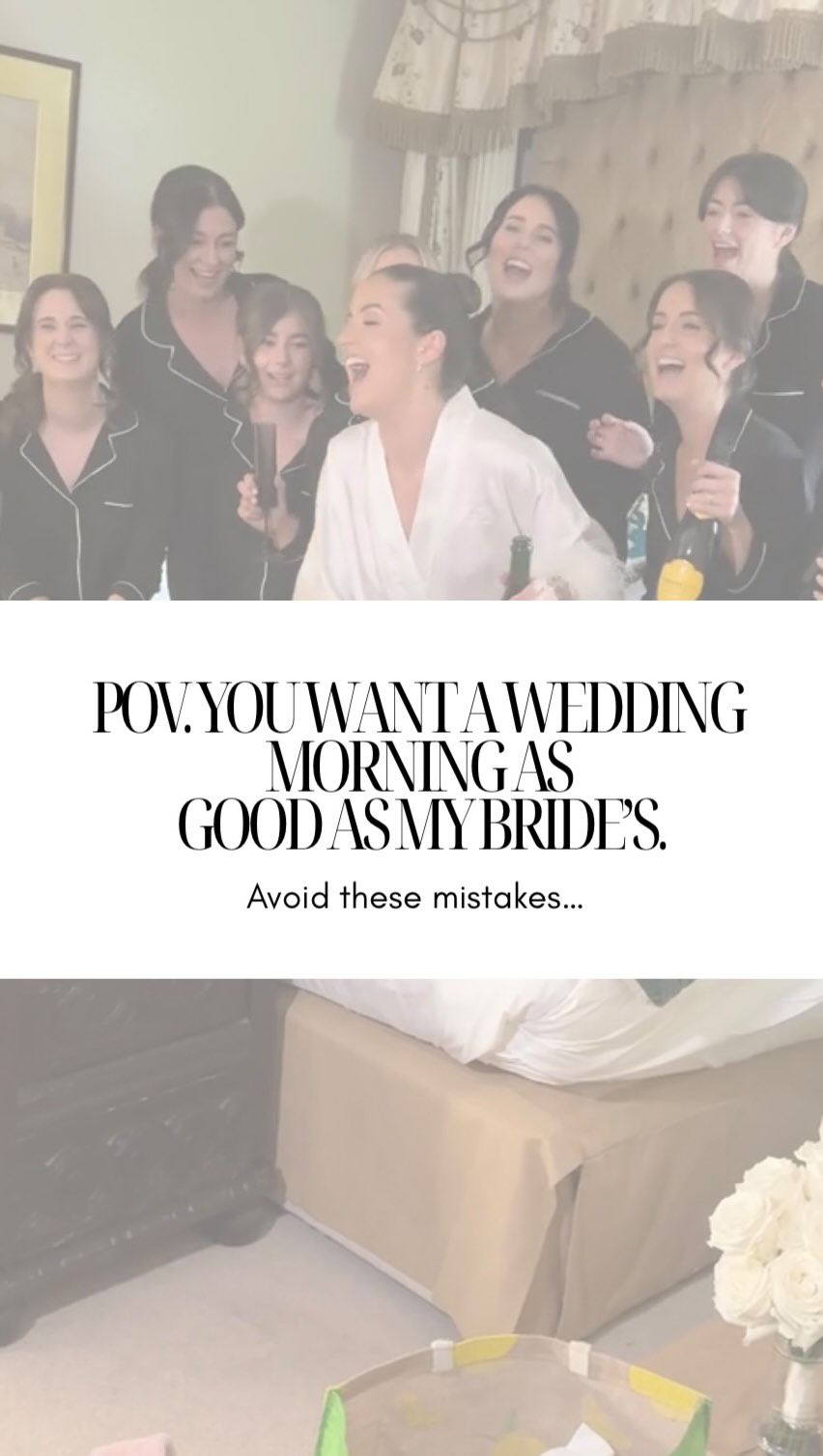 🤍🤍🤍🤍
1. Not having a schedule 🤍
A hair and makeup schedule ensures there’s plenty of time left for photography, videography, and content creation. Even a five-minute delay per person can quickly add up with a large wedding party. Having a timeline keeps everything on track — I always send my brides a schedule in advance so they can plan their prep accordingly.
2. Not surrounding yourself with the best people 🤍
It’s so important to have your best people around you on the wedding morning. Your Team Bride should be supportive, uplifting, high-energy, and calming. Choose the girls who truly have your back — your ride-or-dies.
3. Not thinking about the logistics 🤍
Your getting-ready space should reflect the size of your wedding party. Spaces that are too small, dark, or lacking amenities can cause unnecessary stress and look messy in photos. Remember to factor in suppliers too — makeup artist/hairstylist, photographer, and videographer.
4. Not eating breakfast 🤍
Many brides struggle to eat on the wedding morning due to nerves, so plan ahead. If a full breakfast feels like too much, bring snacks to nibble on — fruit, pastries, or even sweets or crisps. Anything is better than nothing!
5. Not steaming the night before 🤍
Steam dresses the night before where possible. Steamers are brilliant, but using them after hair and makeup can cause humidity issues. Don’t forget the bridesmaids’ gowns — dresses straight from packets crease easily and it shows in photos.
6. Not planning for the kids 🤍
Wedding mornings can be loooong, with large bridal parties taking 6–7 hours to get ready. Children will get bored, so if possible, have them arrive later. If not, relax the rules — tech and treats are fair game on this one-off day.
7. Not taking time to take it all in 🤍
Your time in my makeup chair should be calm and relaxing. Facing natural light, take the chance to breathe, reflect, and enjoy the pampering. Leave your phone out of sight and soak up the moment you’ve spent months preparing for 🤍
#bridalmakeup #kentbridalmakeup #bridetobe #weddingmorningprep #bridalmakeupartist