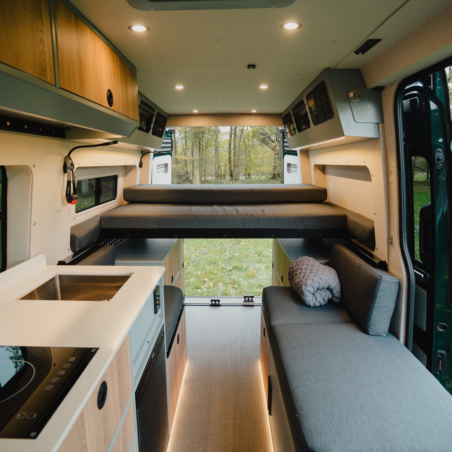 Built to be used. Do your worst. 💪
Our vans aren’t precious — they’re designed to be packed full of kit, thrown around, and properly lived in. That’s exactly how we build them, and we’re proud of it.
There’s a lot hiding inside the Summit 2.0. We loaded this one up for a couple of weeks away to see just how much it could swallow: wetsuits, cycling kit, hiking gear, cold-weather layers, extra sleeping bags, a tent and mats… and it still looks barely touched.
Worried about fitting all your kit into one van? Come and see for yourself. We’ll be at the Camping, Caravan & Motorhome Show at the NEC, 17–22 February, with the Summit 2.0 on display.
#Campervan
#CampervanLife
#CampervanConversion
#VanLife
#VanLifeUK
#VanLifeEurope
#AdventureVan
#OffGridVan
#MotorhomeLife
#Overland
#Overlanding
#OutdoorLife
#AdventureLifestyle
#TravelVan
#ExploreMore