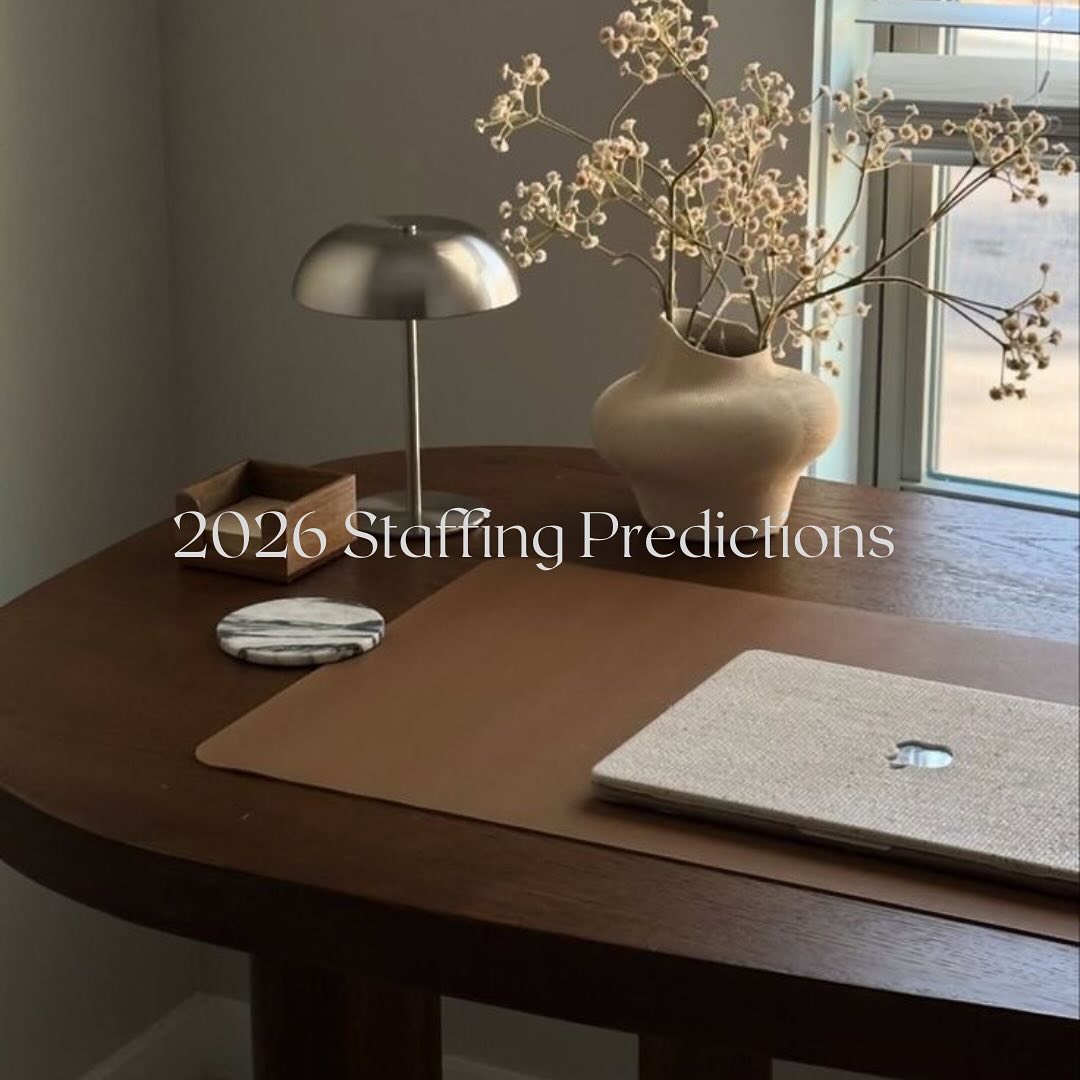 Here are some 2026 staffing predictions ✨
1. AI and automation will reshape the industry (but not replace humans). Tools handling resume screening, candidate matching, interview scheduling, and predictive analysis will be a standard across all firms.
2. Skill first hiring and evolving role requirements. Employers will focus on skills over degrees and candidate evaluation may shift to skill demonstrations, projects, and portfolios.
3. Contingent and flexible work continues to grow. Contract, contingent and gig work are key strategies this year.
4. Hiring volume and market conditions may be mixed. Some markets may experience slower hiring and increased candidate uncertainty however, certain regions forecast hiring increases.
5. Candidate experience and employer branding matter more. Poor hiring experience are increasingly visible and can harm brand perception. Transparent processes and positive candidate engagement will influence placements and retention.
6. Focus on upskilling and workforce development.
7. Stabilization, not boom or bust. Many recruiters predict market stability rather than dramatic growth or decline.
8. Strategic staffing leadership roles expand. Recruiters are shifting from transaction type work to talent advisors and strategic markets to their clients.
#recruiter #staffingindustry #recruitment #executivesearch