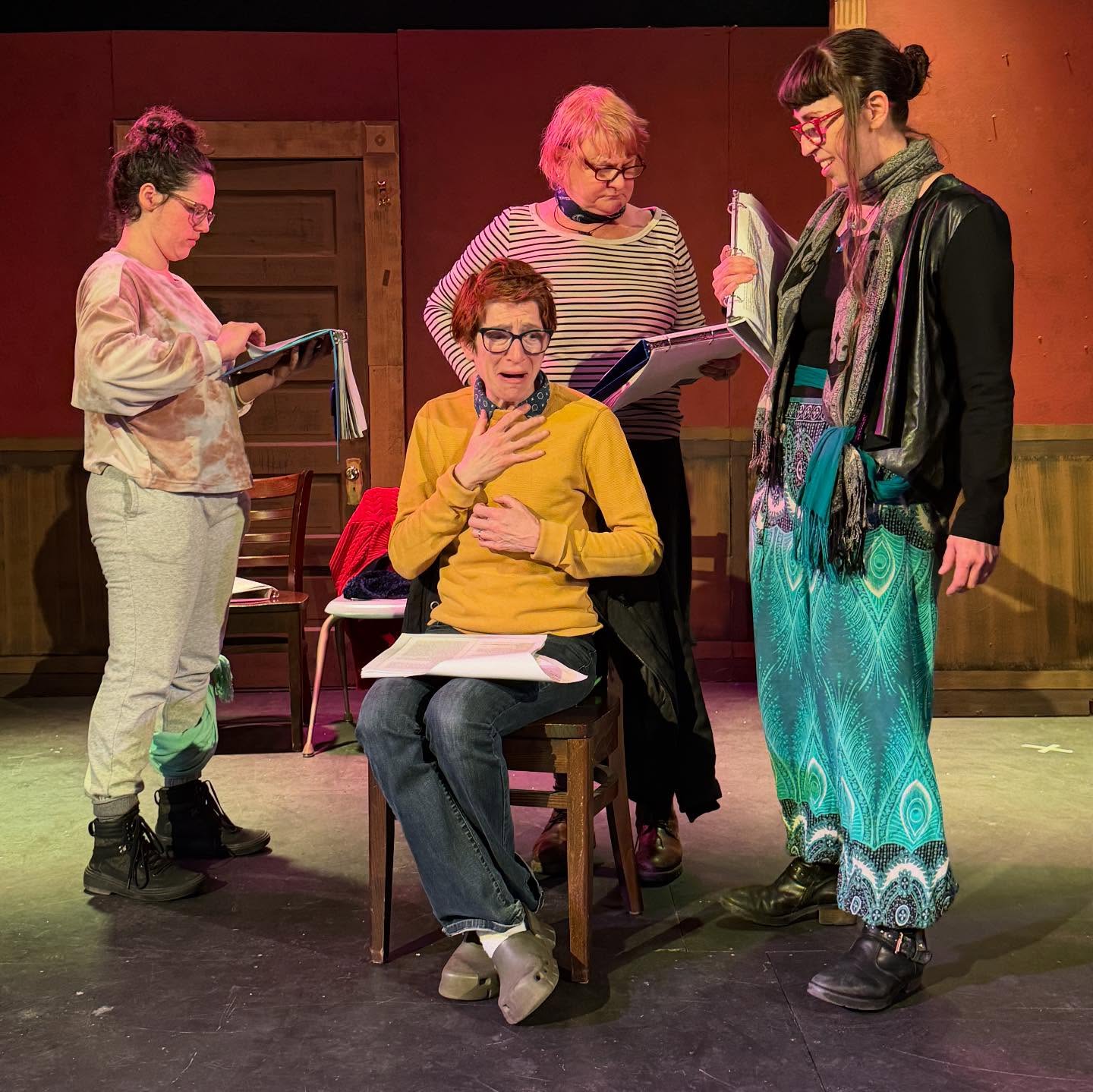 Betty’s Summer Vacation #rehearsal
Looking for some tranquility from her busy city life in the 90s, but that ceases the moment she arrives.
This show is 18+
Opens Feb. 5 tickets at dormousetheatre.com
#dormousetheatre #kalamazoo #theatre #absurd