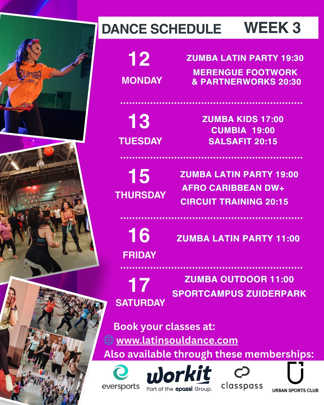 🚨 BIG NEWS — MERENGUE IS HERE! 🚨
This Monday we launch our very first Merengue Footwork & Partnerwork class at Latin Soul Dance — and yes… it’s about to get spicy, fun and full of Caribbean fire 🔥
Merengue is one of the easiest and happiest dances to start with — no complicated steps, just rhythm, connection and pure joy. Perfect if you’re new to dance OR if you want to level up your flow.
✨ MONDAY 12
19:30 — Zumba Latin Party
20:30 — MERENGUE Footwork & Partnerwork (FIRST EDITION!)
And the week keeps rolling with:
• Zumba Kids, Cumbia & SalsaFit
• Afro-Caribbean Dance + Circuit Training
• Morning Zumba Party
• Outdoor Zumba at Sportcampus Zuiderpark
🎟 Book now at www.latinsouldance.com
Also available on @eversportsnl @workit.nl @classpassnl @urbansportsclub_nl
👇 Tell me in the comments
Are you coming to the first Merengue class? 💃🕺
#MerengueTheHague #LatinSoulDance #FirstMerengue #DanceTheHague #LatinVibes #ZumbaCommunity