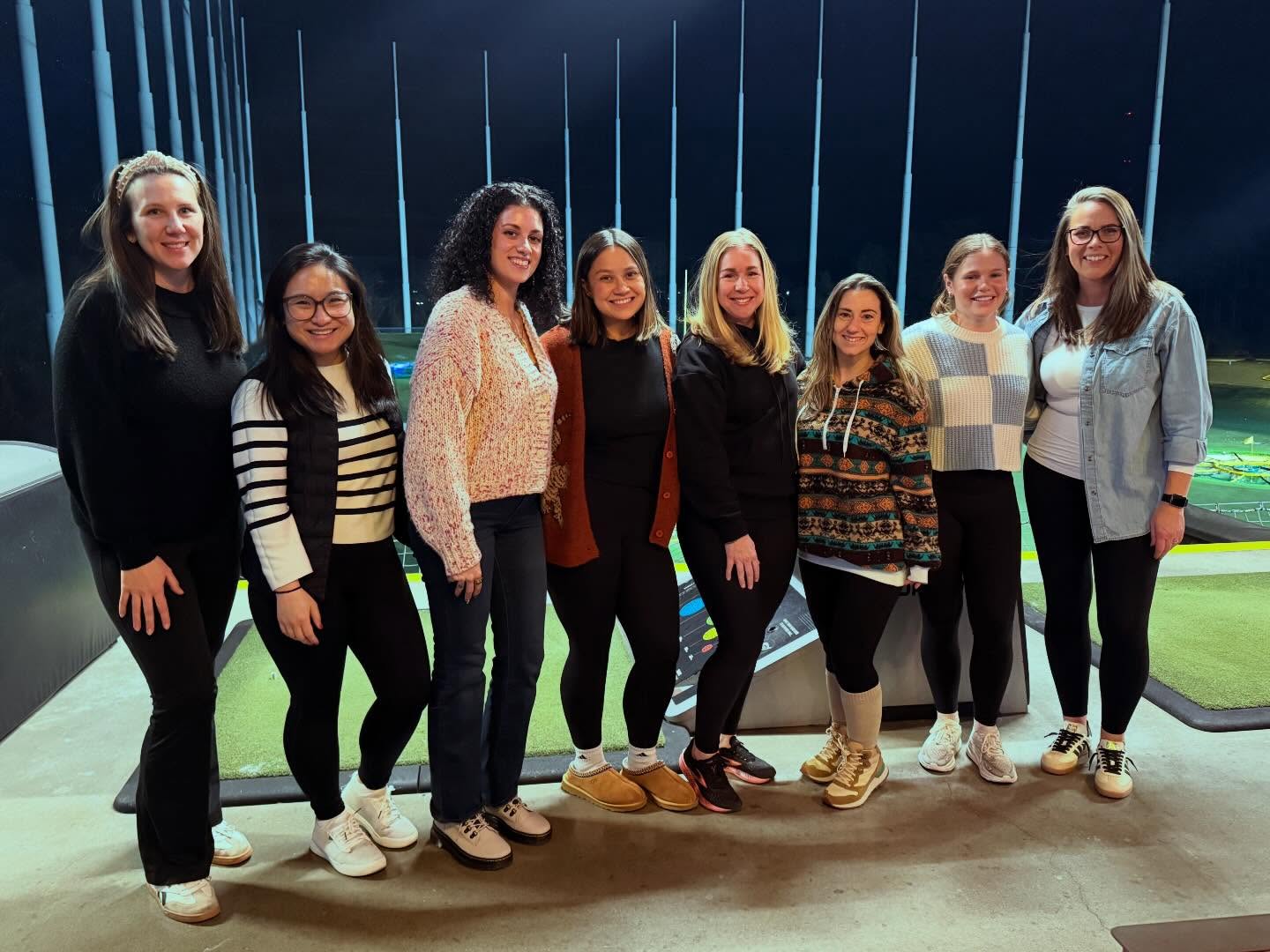 End of year Team get-together at Topgolf! Thankful to work with these superstars! We missed you Katherine!