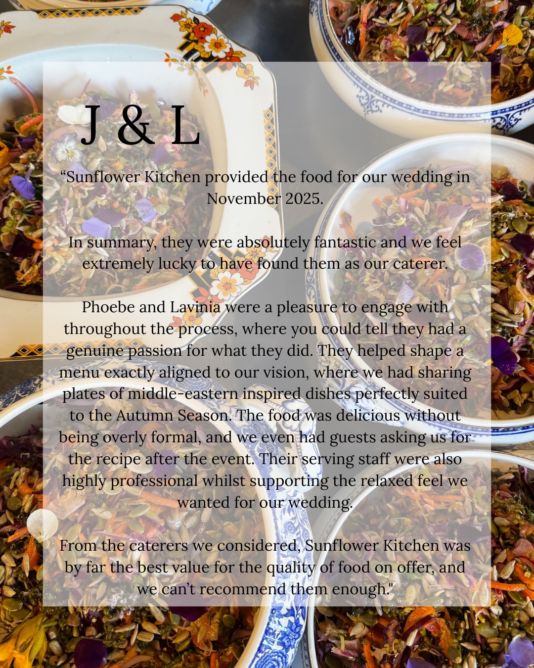 Decided we don’t brag about all our ⭐️⭐️⭐️⭐️⭐️ reviews so thought we’d pop some on the grid. Y’know, so you guys don’t forget. Really very lovely getting to do our jobs and getting a pat on the back at the same time x
#somersetcaterer #bristolcaterer #dorsetcaterer #devoncaterer #gloucestershirewedding