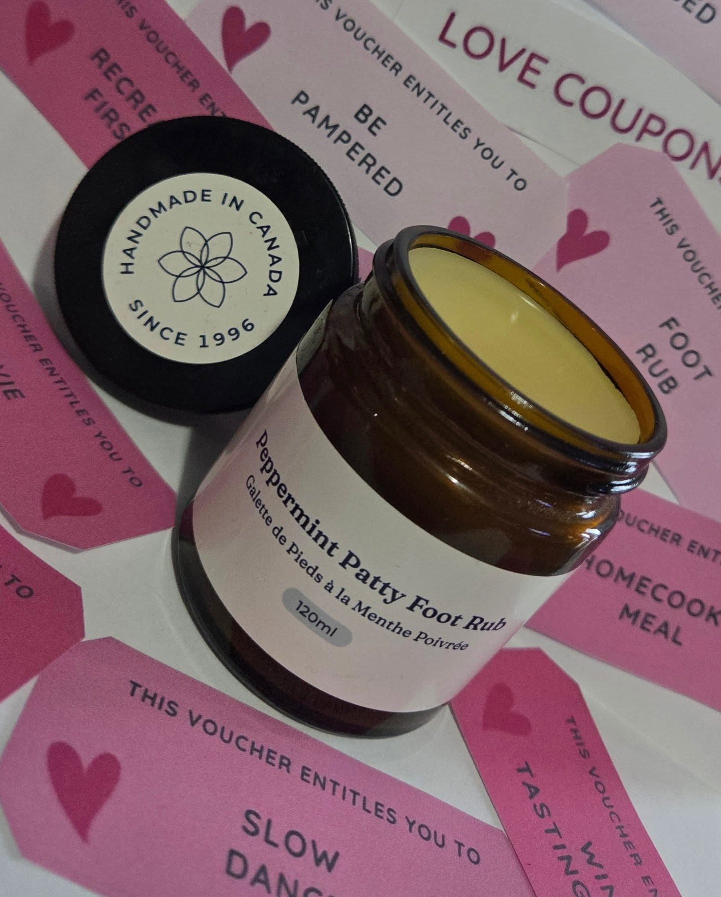 A month away! Start planning your special gift for your special someone 💕
Coupon Code - VDAY
For the next month until February 14th we have 22% off 60 ml and 120 ml of our peppermint patty food rub!
Head on over to our website to get yours!
Love Coupons - Free Printable added here as well! How cute are they! 😍
https://www.yemaya.ca/product-page/peppermint-foot-rub-120ml
#yemaya #Yemayanaturalproducts #valentinesday #footrub #promo