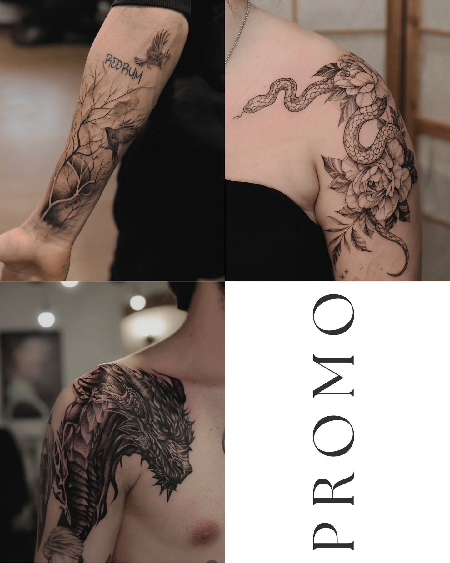 ✨ PROMOCJA NA DUŻE SESJE TATUAŻU ✨
Marzysz o dużej sesji w kolorze albo w czerni?
Teraz jest idealny moment 💥
🖤🎨 Zapisz się na terminy w styczniu lub lutym
💸 Zapłać 300 zł mniej za sesję!
To świetna okazja, żeby:
✔️ rozpocząć większy projekt
✔️ dokończyć rękaw lub plecy
✔️ zrobić coś, co od dawna chodzi Ci po głowie
📩 Liczba miejsc ograniczona – napisz do nas w wiadomości prywatnej lub zarezerwuj termin już teraz.