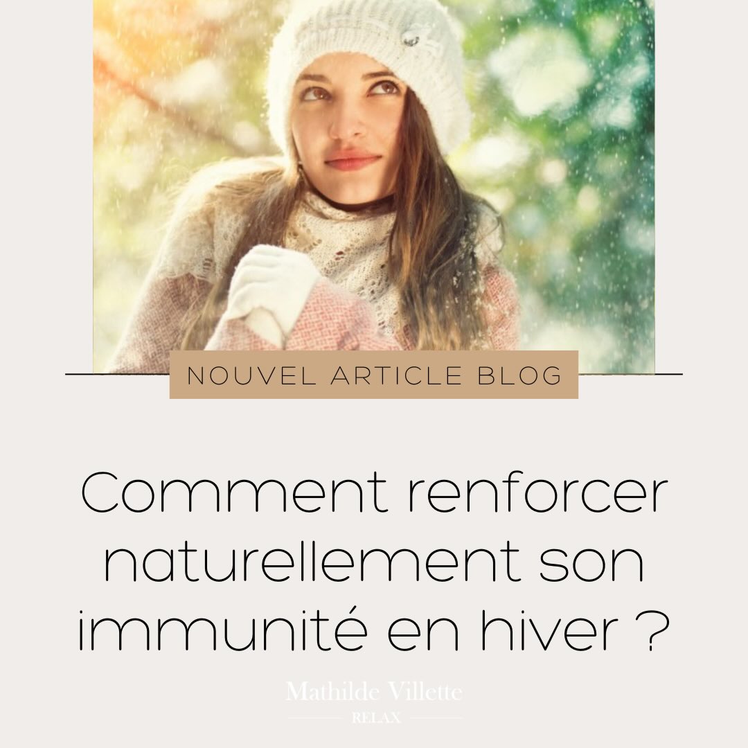 ❄️ NOUVEL ARTICLE DE BLOG ❄️
Comment renforcer naturellement son immunité en hiver ?
En hiver, le corps est davantage sollicité : fatigue, stress, manque de lumière…
Dans mon nouvel article de blog de janvier, je partage des conseils simples et naturels pour soutenir ses défenses et traverser la saison avec plus d’énergie et de sérénité 🤍
🌿 Au programme :
• alimentation de saison et vitamines essentielles
• sommeil et rythme biologique
• gestion du stress grâce à la sophro-relaxation
• bienfaits du massage et de la réflexologie
• importance de s’accorder de vraies pauses
Un article à lire tranquillement pour prendre soin de soi cet hiver ✨
👉 Lien vers l’article en bio
#nouvelarticle #blogbienetre #janvier #immunitenaturelle #hiver