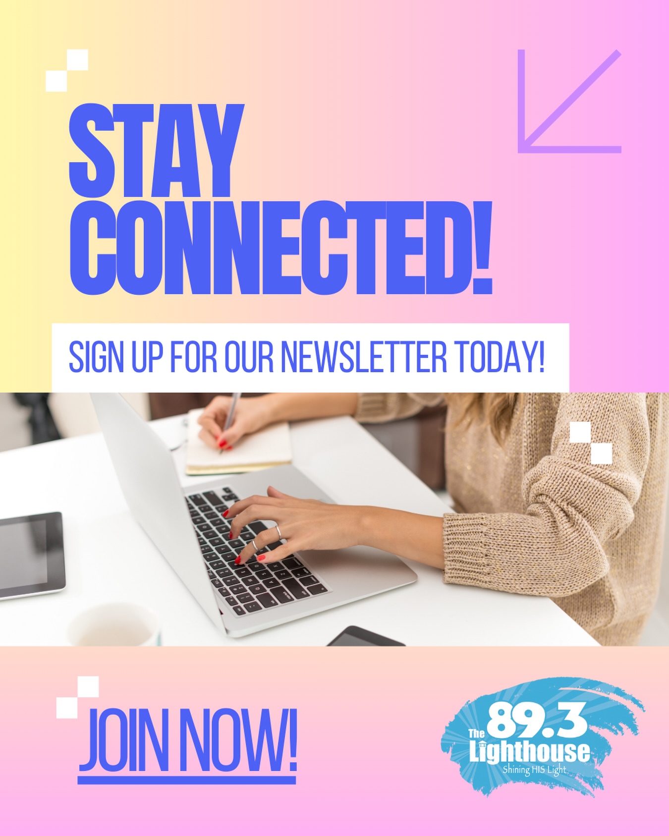 🌟 Stay connected with The Lighthouse WECC!
Our monthly newsletter is the best way to stay connected with everything happening — encouraging stories, ministry updates, upcoming events, and more! 💌 Sign up today and journey with us through all that God is doing!
https://conta.cc/4qMBYIy