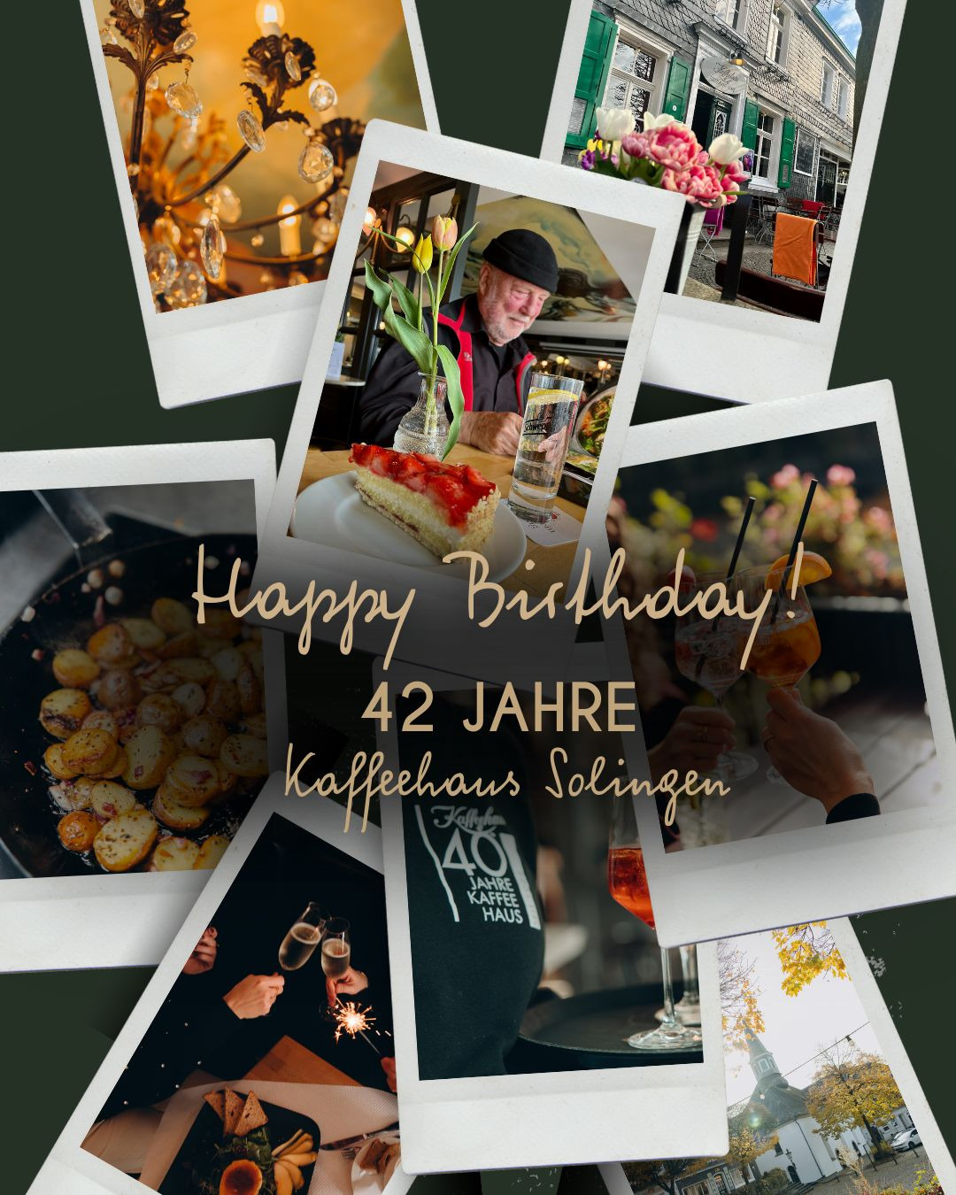 Heute wird das Kaffeehaus 42 Jahre alt.
42 Jahre voller Begegnungen, Gespräche, Stammtische, Feiern und all der kleinen Momente, die diesen Ort zu dem gemacht haben, was er heute ist.
Danke an alle Gäste, Wegbegleiter, Mitarbeiterinnen und Mitarbeiter, Nachbarn und Freunde – ihr habt das Kaffeehaus über all die Jahre mit Leben gefüllt und geprägt. Ohne euch gäbe es diese Geschichten, Erinnerungen und Traditionen nicht.
Zum Geburtstag möchten wir etwas zurückgeben:
Teilt eure schönsten Erinnerungen aus dem Kaffeehaus – als Story oder Beitrag. Ein besonderer Abend, ein Stammtisch, ein Treffen mit Freunden oder ein Moment, der euch geblieben ist.
Unter allen Beiträgen verlosen wir eine Flasche Sekt.
Danke für 42 Jahre Vertrauen, Nähe und Zusammenhalt. Wir freuen uns auf alles, was noch kommt – gemeinsam mit euch.