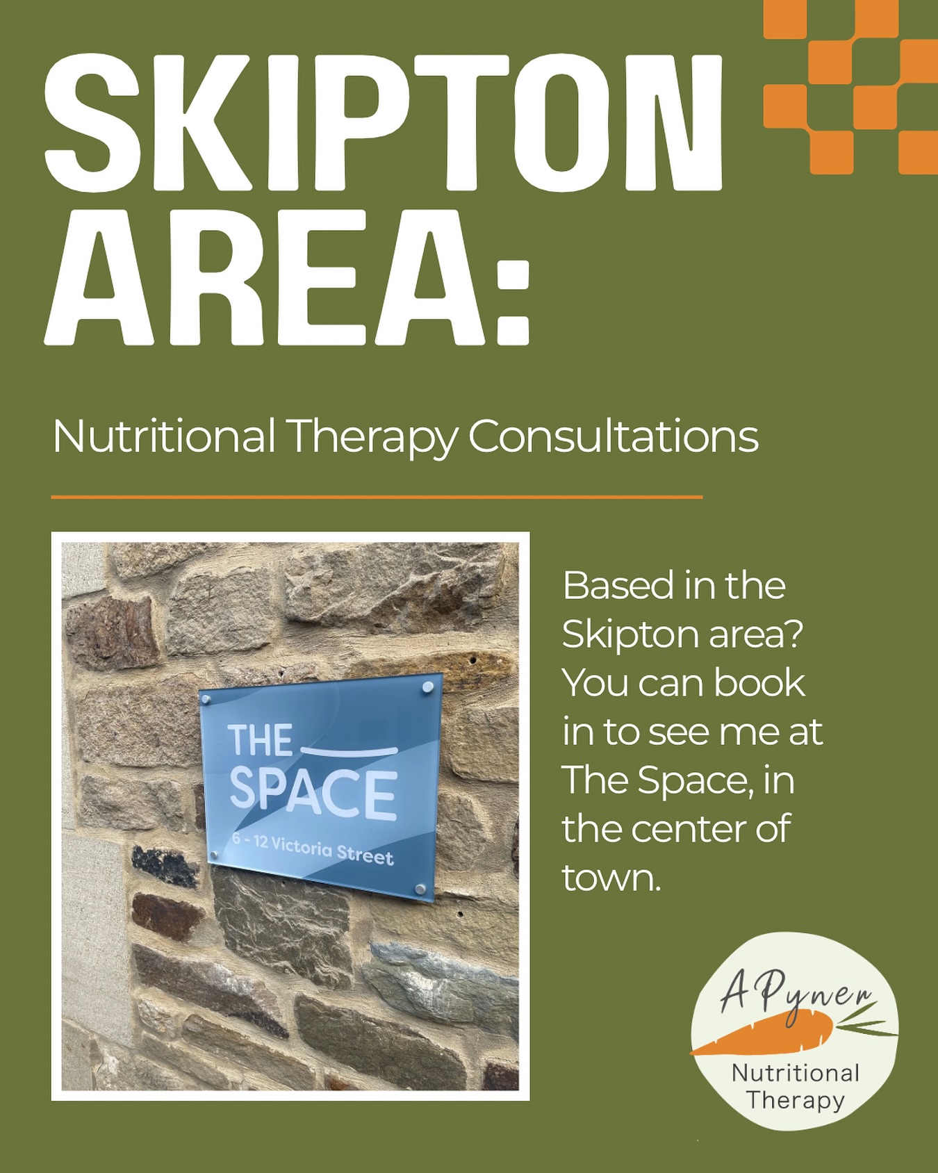 More and more clients are preferring in-person consultations, and I’m loving it! I’ve been working from @the_divergent_space_ltd in the centre of town. It’s a beautiful and relaxing space where we can connect in person to work on your health aims.
I offer personalised nutrition consultations where I help my clients make sense of nutrition, choose foods that truly nourish, and build habits that last. Follow the link in my bio or visit my website to book in a free 20 minute chat where you can discuss your aims and find out how I can support your health and wellbeing.
#Skipton #Grassington #Settle #Ilkley #Addingham #Embsay #BoltonAbbey #Gargrave #Kildwick #Cononley #Steeton #Cowling #Haworth #Keighley #Bingley #YorkshireDales #CravenDistrict #NorthYorkshire #Wharfedale #AireValley #SkiptonNutrition #SkiptonWellness #NorthYorkshireWellness #GutHealthJourney #NutritionTherapy #NutritionalTherapist
