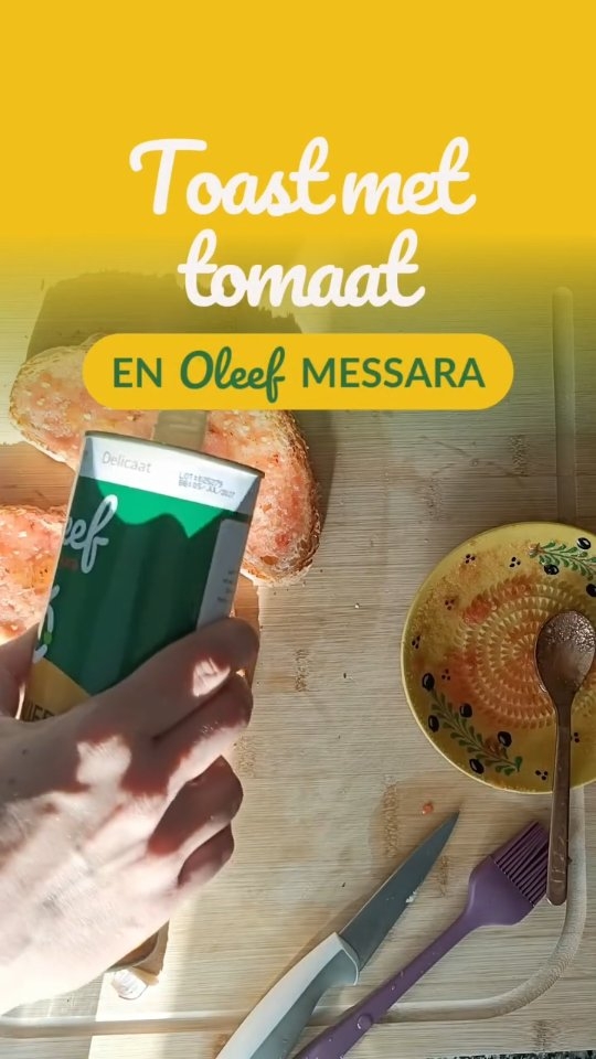 Toast met tomaat, oftewel, pan con tomate 🍅
Hier ga je niet tellen in druppels olijfolie. Je laat 'm vloeien 🤤! Lekker, makkelijk en veelzijdig. Eet dit als ontbijt, lunch, bij de borrel of als bijgerecht.
Ga jij 'm maken? Voor wat meer pit kun je ook prima Oleef Néos hiervoor gebruiken!
#oleefolijfolie #pancontomate #tapasgerechten #oleefsmakelijk