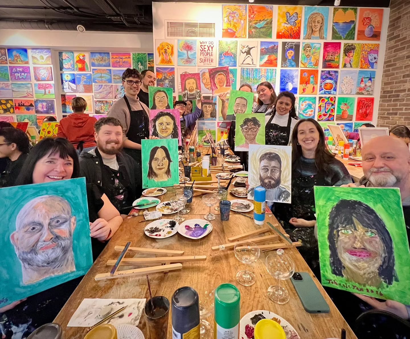Paint your partner sip and paint - The perfect valentines date ? 💘
Valentines workshops are already booking fast! Follow the link in our profile to book your Valentines or Galentines creative date! 🫶🎨
Thanks for the class @rosphoto27
#valentinesday #paintyourpartner #artplay #artplayshoreditch #artplaylondon