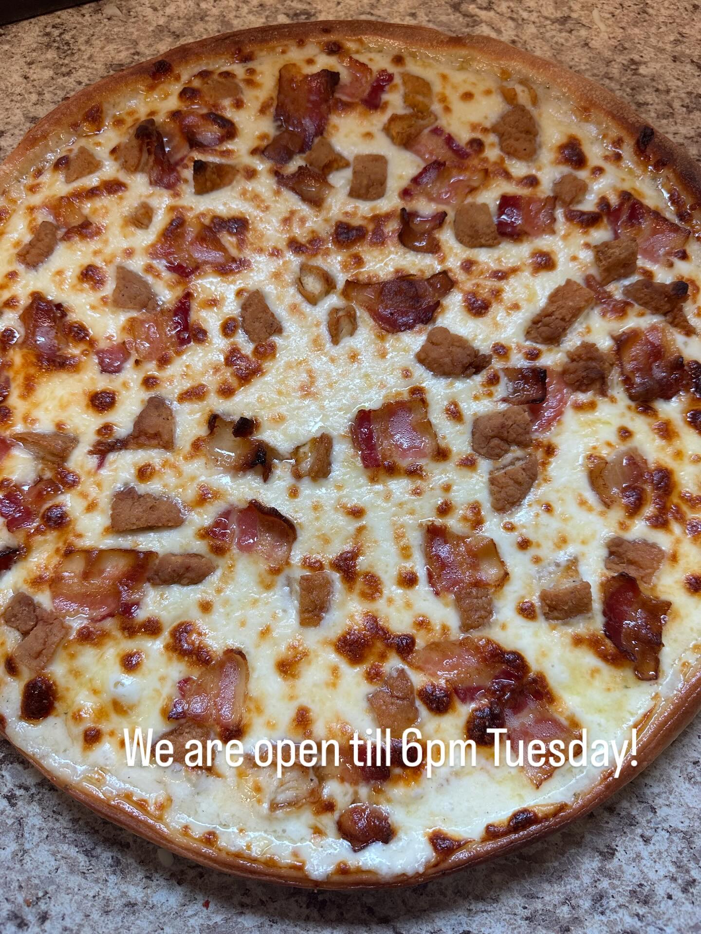 Tuesday!
We are open till 6pm tonight!