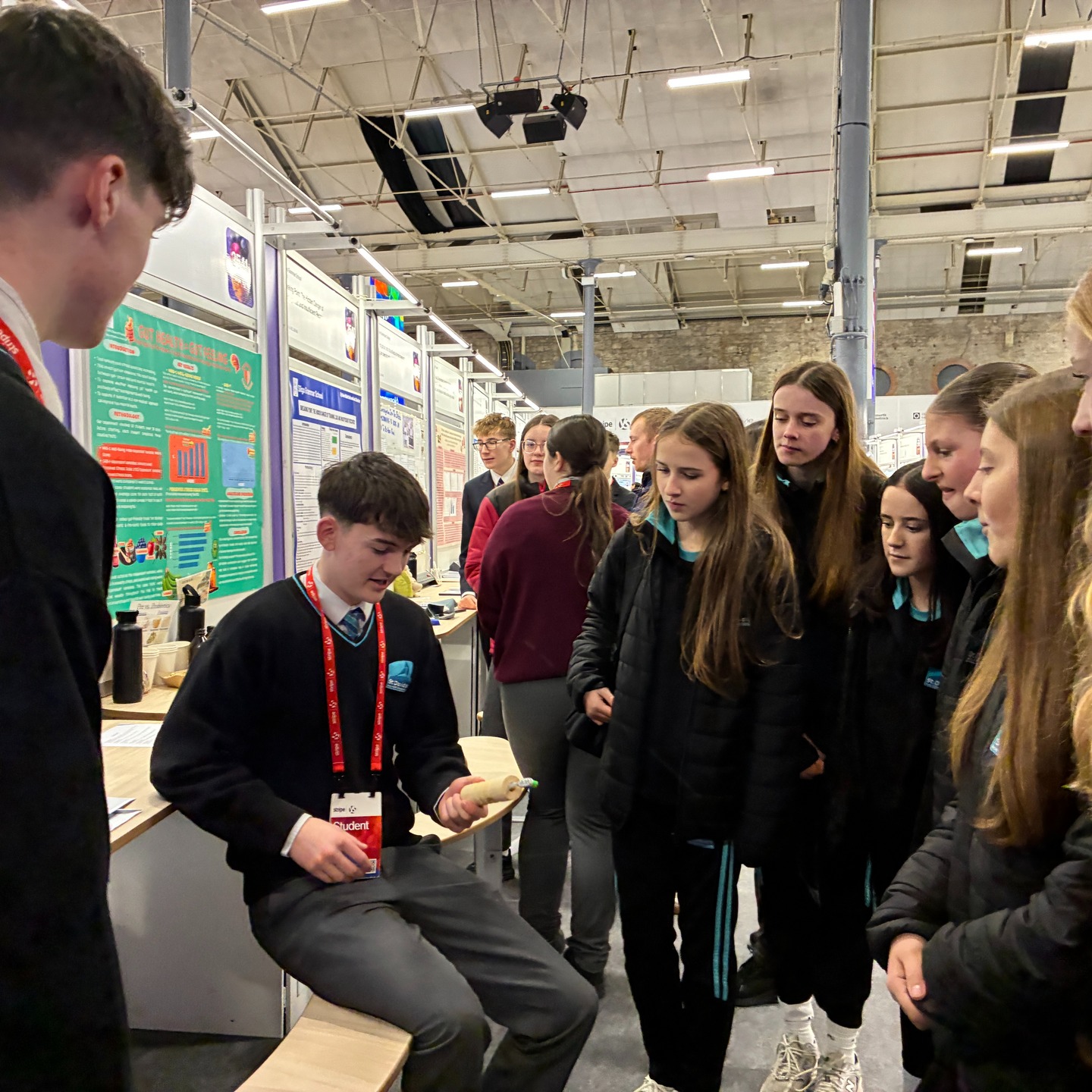 👩🔬 We had several teams competing in this year's Stripe Young Scientist, displaying their impressive findings after months of incredible hard work. Check out a full report on each team's investigations on our website! 🔬