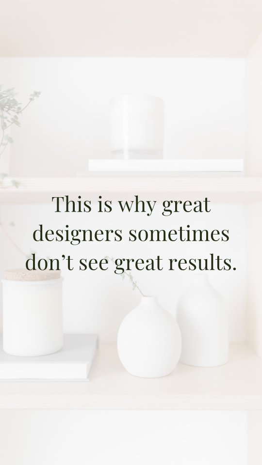 This is why great designers sometimes don’t see great results.
Not because the work isn’t beautiful.
Not because the talent isn’t there.
And definitely not because Instagram is broken.
It’s because content without clarity becomes noise.
When there’s no clear audience, no clear message, and no clear direction, even incredible design gets lost in the scroll. People don’t know where to land, what to take away, or what to do next.
The designers who see momentum aren’t louder.
They’re clearer.
Clear about who they’re speaking to.
Clear about what they offer.
Clear about how Instagram fits into the bigger picture of their business.
If you had to answer just one of these questions honestly, which one tripped you up the most? Drop it in the comments.
#marketingforinteriordesigners #socialmediaforinteriordesigners #interiordesigninstagram