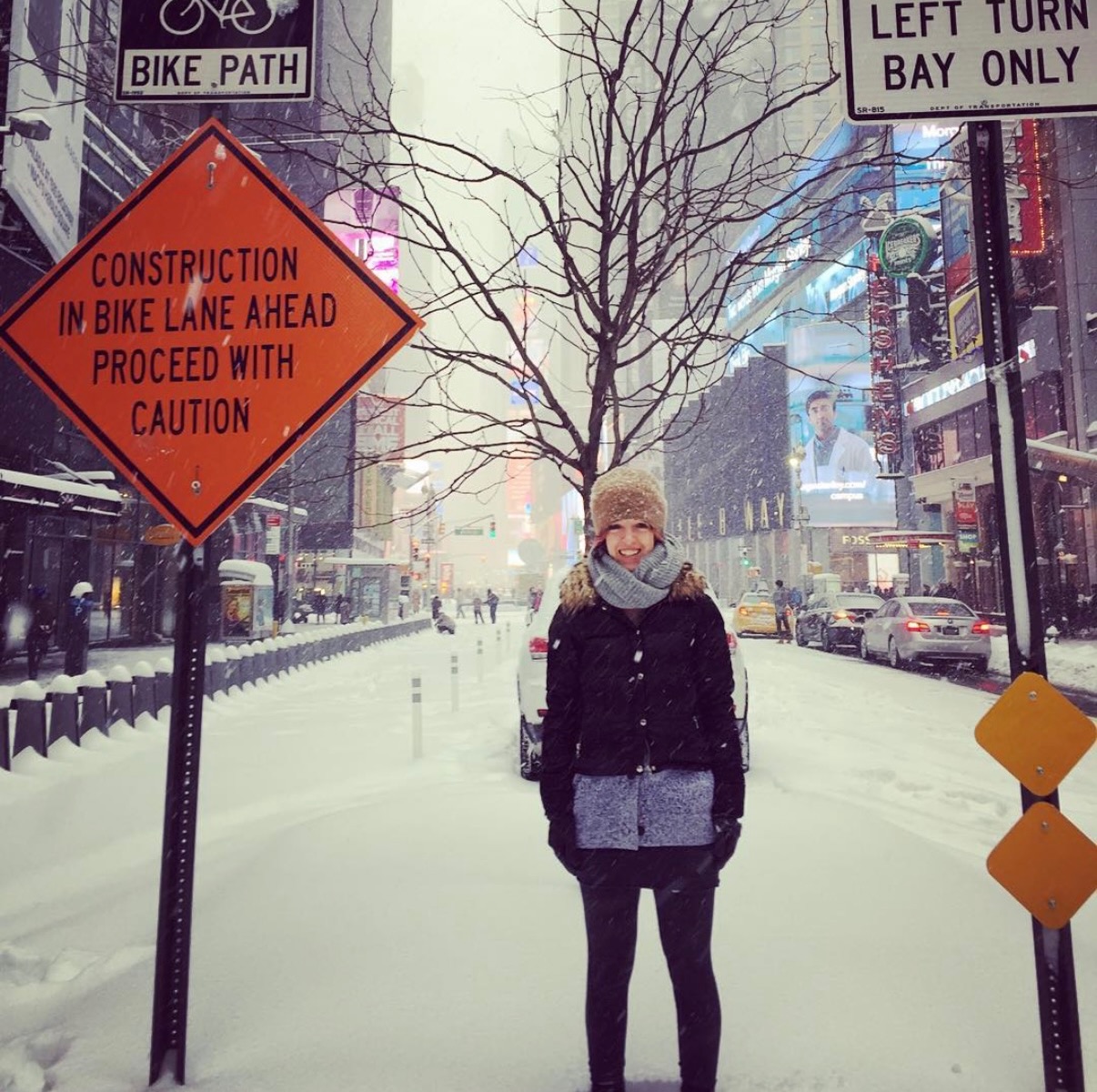 2016 – work trip, we had meetings at the Levi’s showroom in NY during the historic blizzard. Spent most of the trip stuck in the hotel but of course my boss and I went out and explored as soon as it was safe.
I saw this trend of people sharing posts from 2016 and I took a moment to reflect, because my life is so different than it was 10 years ago. If you had told me in 2016 that I’d be sewing and being creative as my job… wouldn’t have believed you. Not because I didn’t think I was capable, but because it wouldn’t be the dependable, responsible route. I was never a risk taker. I liked stability. I liked having a reliable paycheck.
And what’s also interesting for me, looking back at 2016, it’s one of my the happier times at Levi’s. I spent many of my years there swimming against the current… no, actually all my years there. Trying to be fair and empathetic, pragmatic, not willing to blindly follow leadership or make business decisions for short term gains rather than long term brand health (whoops, corporate radha talking). And that was exhausting.
But there were really amazing times as well, and trips, and colleagues that became family. And when I think about where I am today, I wouldn’t go back for all the money in the world but I also wouldn’t change anything that happened.
Tomorrow we will return to our regularly scheduled programming.