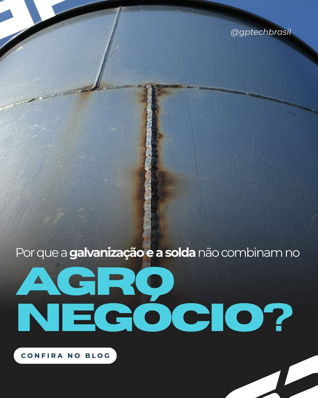 Você paga caro pela chapa galvanizada para queimá-la na solda? Descubra como o PontoTech une silos sem destruir a proteção do zinco. Link na bio.
#Agronegocio #Silos #GPTECH #PontoTech #Industria