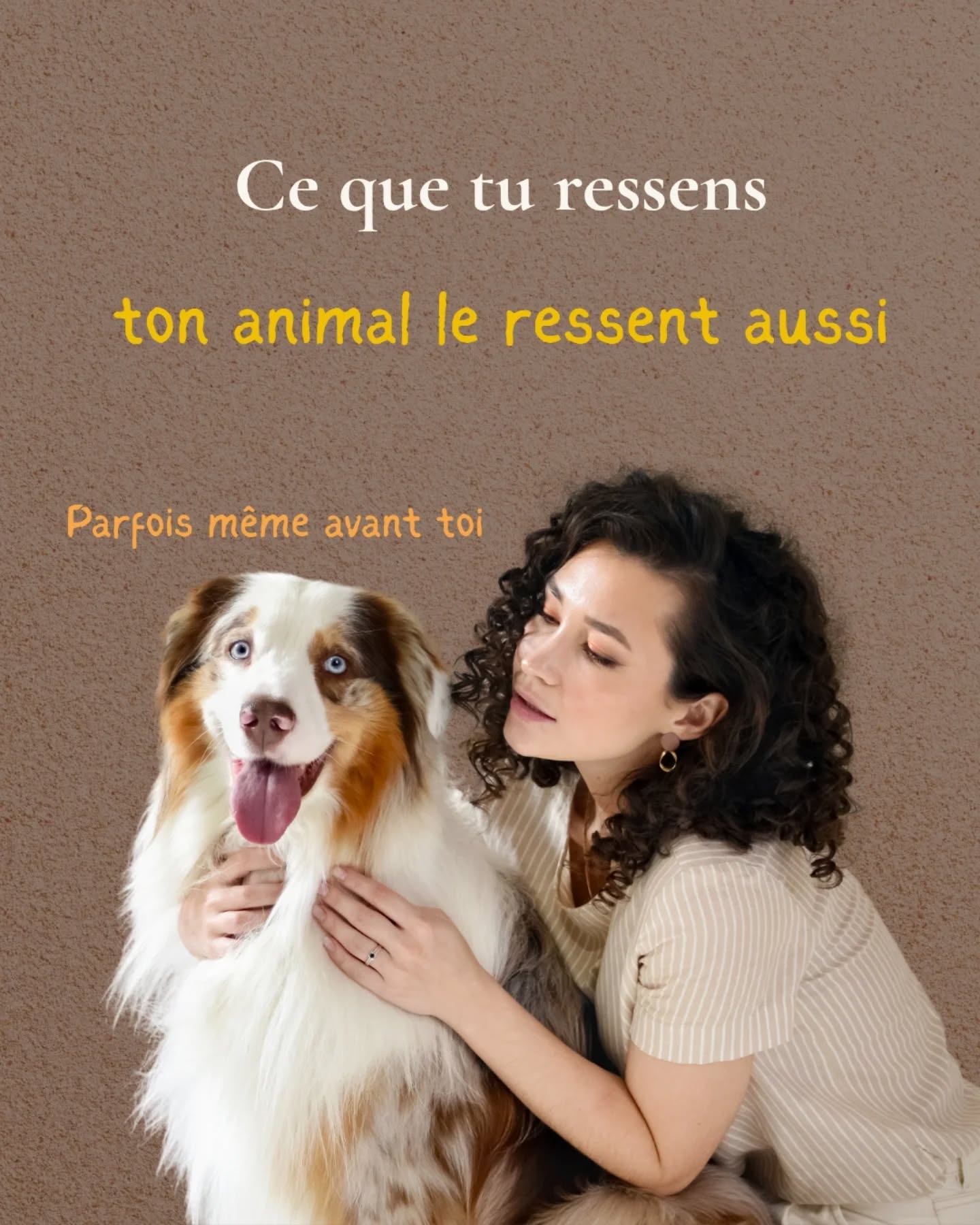 Ce que tu ressens, ton animal le ressent aussi, parfois même avant que tu n’en aies pleinement conscience.
Quand Justine m’a contacté pour sa chienne Mila, le motif était un syndrome de séparation, quelque chose de très courant, presque banal en apparence, et pourtant, dès le début de la communication, Mila ne m’a pas parlé de son comportement, mais de tensions physiques très précises, au niveau du dos, du bassin, de la nuque, et d’une gêne dans la patte arrière gauche, comme un corps qui se crispe et qui retient trop.
Lors du compte rendu, Justine était perplexe, car ces informations ne lui parlaient pas vraiment sur le moment, et pourtant, deux jours plus tard, elle m’a rappelé en urgence, bloquée au lit, incapable de bouger la jamette gauche, avec de fortes douleurs lombaires et cervicales, comme si son corps avait fini par dire stop.
Mila ne parlait pas de son propre corps, elle parlait de celui de sa gardienne, elle avait senti les déséquilibres avant que Justine ne s’en rende compte, avant même que les douleurs ne s’installent vraiment, et à sa manière, elle envoyait un seul message : ralentis.
Les animaux ne prennent pas nos douleurs, ils les annoncent, ils nous préviennent, ils parlent le langage du corps quand le mental continue d’avancer, et parfois, leur plus grand acte d’amour est de nous obliger à écouter avant la rupture.
Commente un émoji d’animal, et je t’écris.