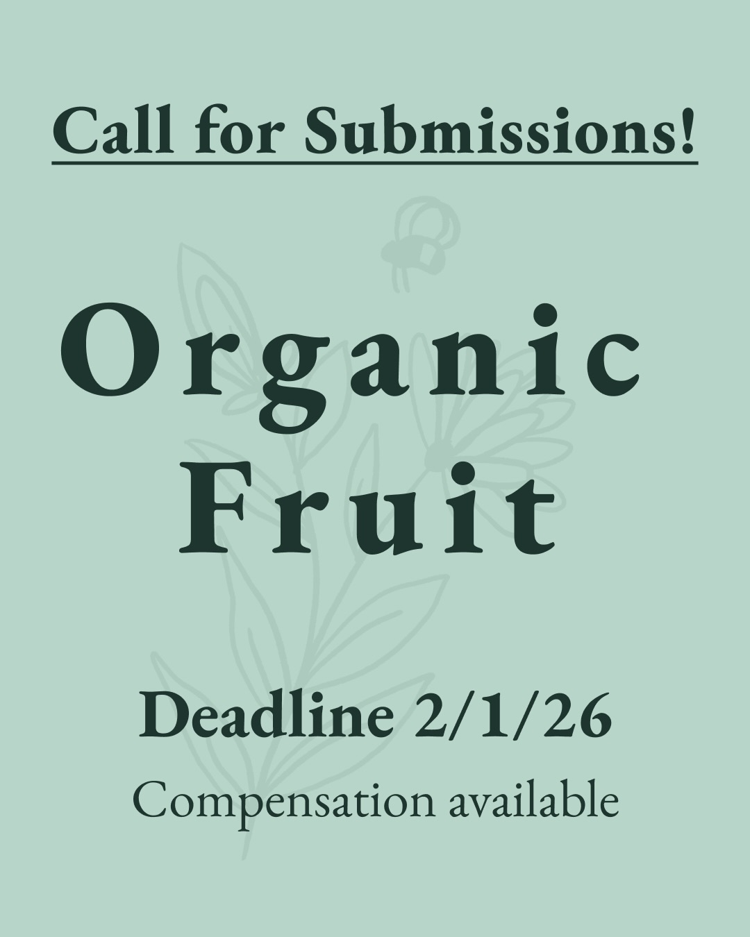 The deadline to submit articles for our forthcoming Organic Fruit edition is quickly approaching!
We are currently welcoming articles related to:
🌱How to grow organic fruit for newcomers
🌱Backyard growing for community vs. growing commercially
🌱Understanding your growing options based on your unique context
🌱The challenges and opportunities of creating value-add products
❗️The deadline to submit articles is February 1st and compensation is available!
🍎Tell your farmer and backyard grower friends that we want to hear their stories!! @nofavermont @nofanewyork @nofamass @nofanj @nofanewhampshire @nofa_ri
@ctnofa
.
.
.
#OrganicFruit #NOFA #OrganicFarming #RegenerativeAgriculture #TheNaturalFarmer