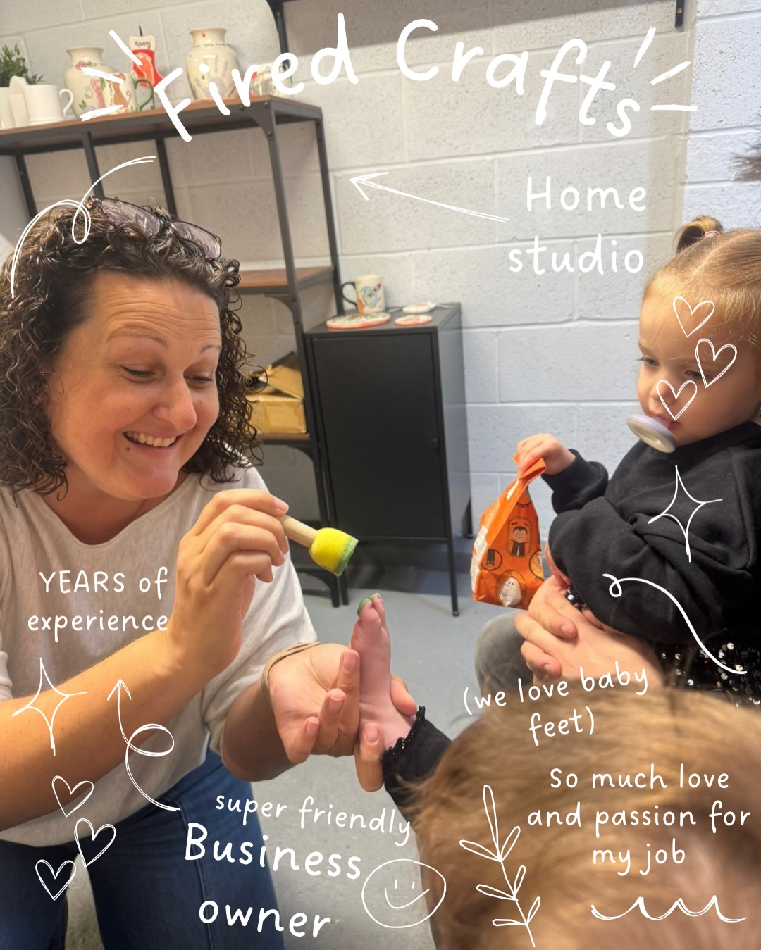 Welcome to Fired Crafts ๐ค
From capturing precious baby prints to relaxed glaze & graze nights, pottery painting parties, paint your own pottery events and take-home kits โ thereโs something for everyone here.
Proudly local. Mum-run. Made with love.
And yesโฆ I really do love my job ๐ฅฐ #solihull #solihullmums #paintyourownpottery #babyprints #solihullbusiness
