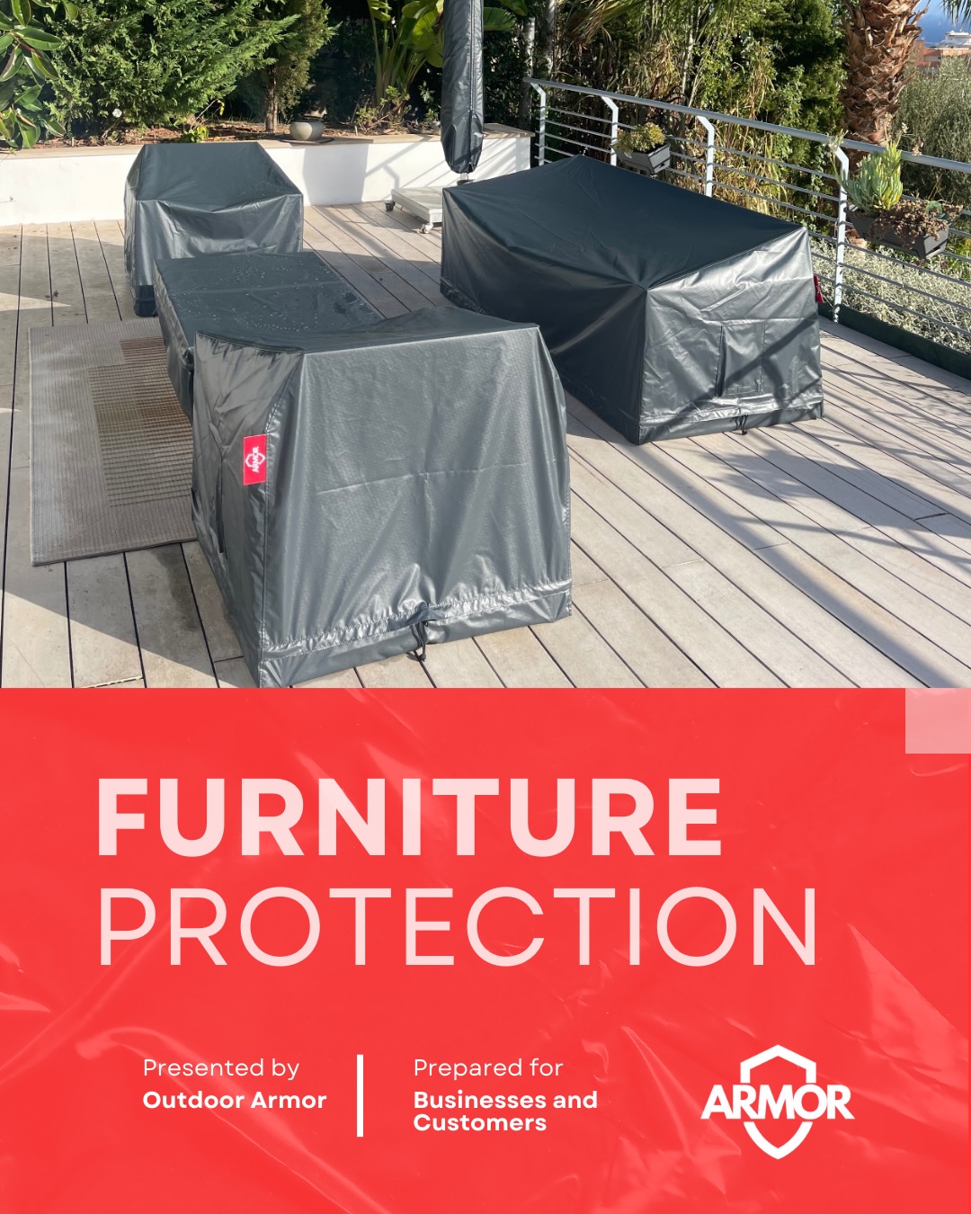 Hi everyone 👋
I run Outdoor Armor in Mallorca, making custom-made outdoor furniture covers for private homes and businesses, including villas, hotels, restaurants and bars.
All covers are made to measure, highly protective, waterproof and UV-resistant, designed for long-term outdoor use.
I’ve attached a short brochure below with more info and examples.
Feel free to comment or DM me for a quote 👍
More info at outdoorarmor.es
WhatsApp: +34 606 872 360