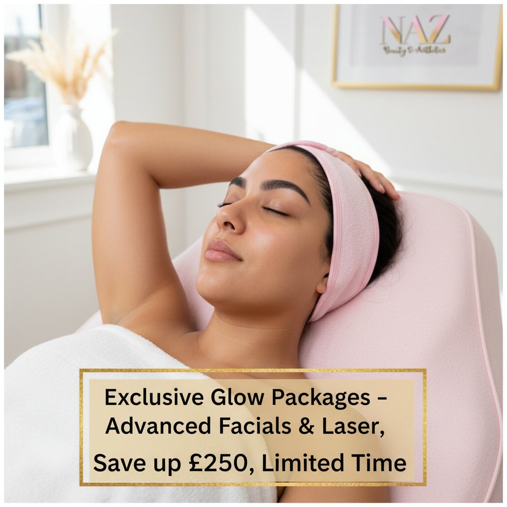 Ready to reveal your most radiant skin?
Imagine glowing, flawless results with zero stress about single bookings or missed savings. My Exclusive Glow Packages are designed for real, lasting transformation—plus you can save up to £250 for a limited time.
Each package is packed with advanced facials and laser treatments, all tailored to your skin goals. Think smoother underarms, brighter complexion, and confidence that lasts long after you leave the studio.
Curious which package is right for you? DM me “Glow” or book your consultation with Naz today. ✨
Let’s make 2026 your year of confidence and self-care! 💕