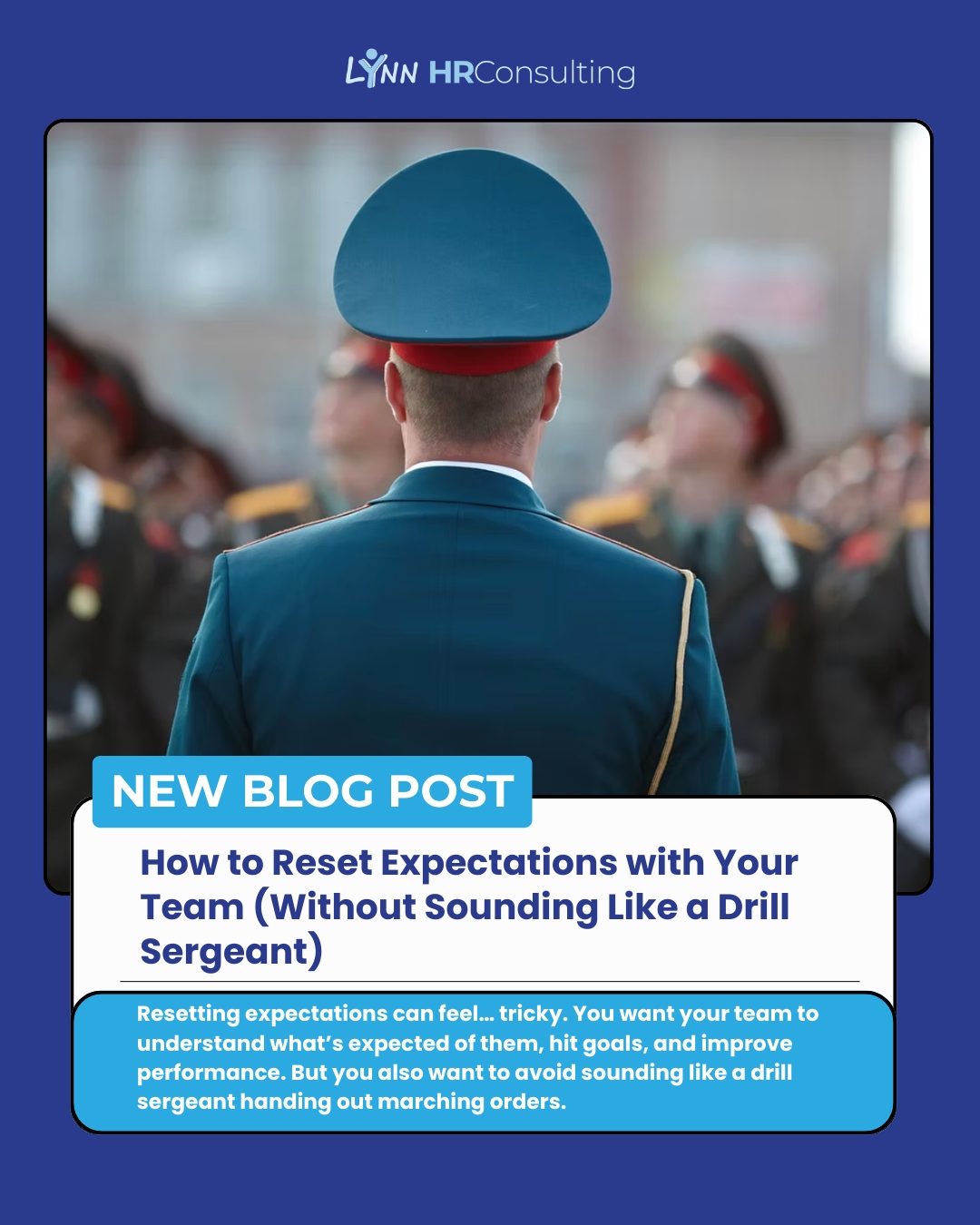 Resetting expectations does not have to feel harsh or uncomfortable. Clear communication can drive performance, build trust, and strengthen your culture without sounding like orders barked from above.
Our latest blog walks through how to reset expectations with your team in a way that is firm, human, and effective. 💬
Read more on our website!
#LeadershipDevelopment #EmployeeCommunication #PeopleManagement #HRConsulting #SmallBusinessSupport #LynnHR