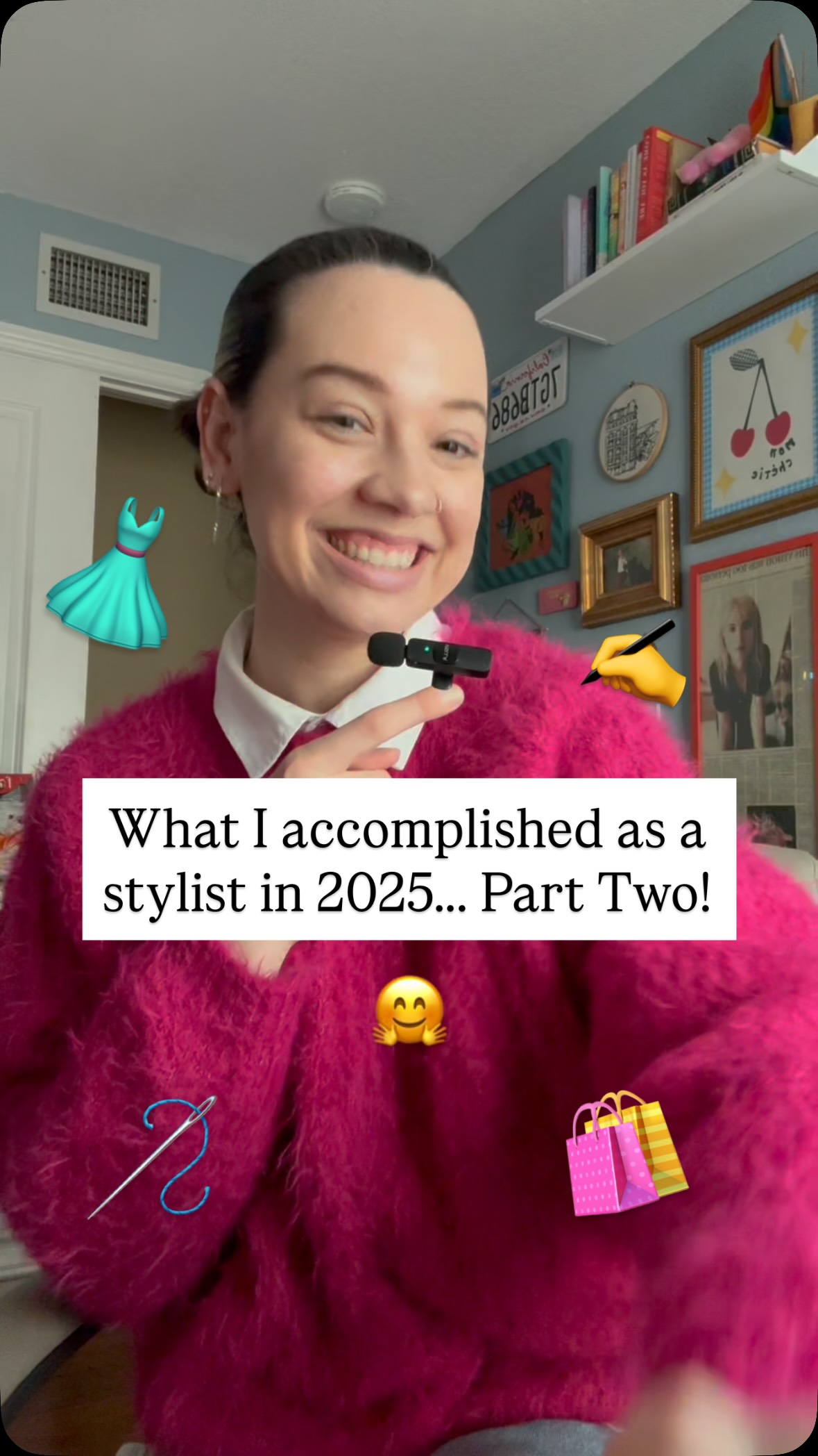 PART TWO IS HERE!! 🫶
Here’s what I set out to accomplish as a fashion wardrobe stylist in 2025…
My list of wins!
✅ Book more paid gigs
✅ Dress a musical artist
✅ Do more giving back
✅ Style a model age 50+
✅ Amp up my portfolio
Still loading…
❌ Style a queer film
❌ Work on a music video
I can’t wait to see how far I can go in 2026. Here’s to working hard & following your dreams.
Go back to my profile and watch part 1 if you haven’t already!
#stylist #fashionstylist #queerstylist #fashionreelsfashionreels #outfitadvice