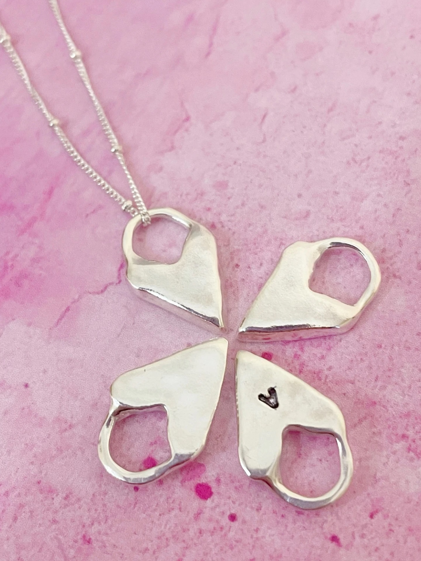 Personalised heart pendants 💖