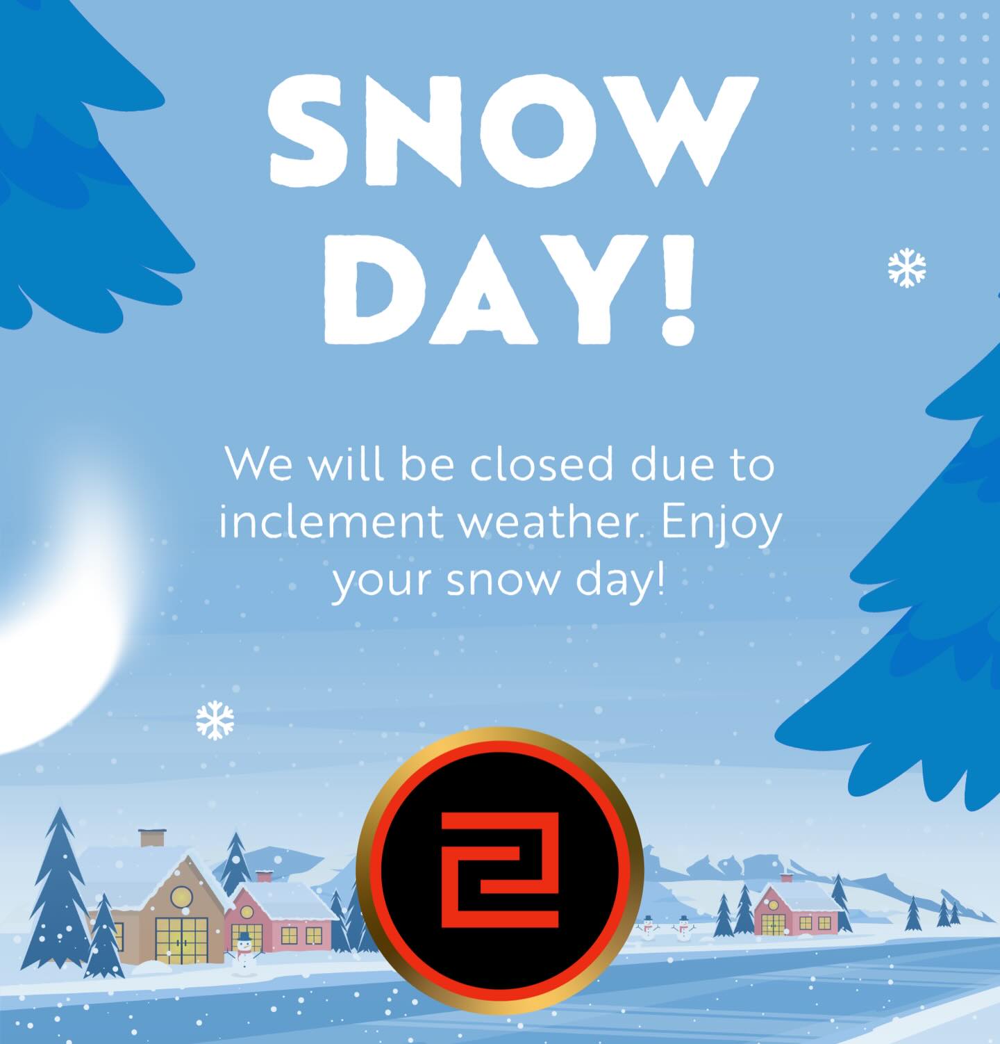 Snow day today (Jan 15) see you Monday!