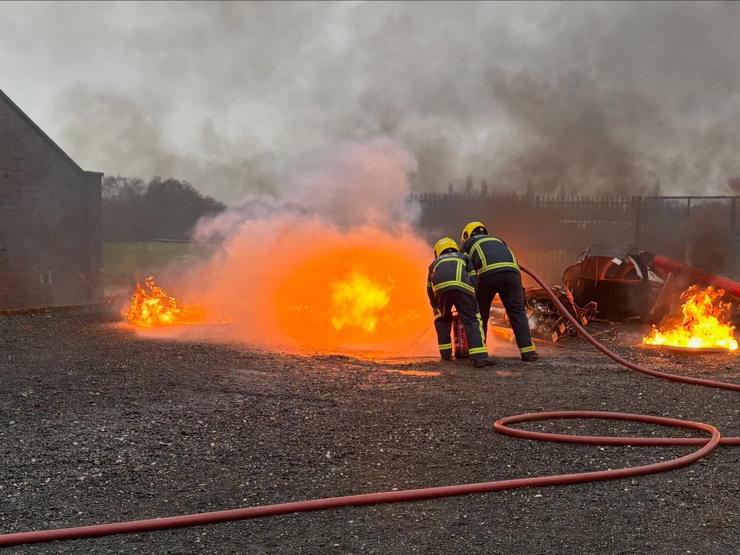 A productive day for the latest members of the Barton Team! 🚒✈️
@ryanbaxter.20 has successfully completed his initial FISO validation under the watchful eyes of our CAA ATS Inspector and @ellis.raff_ has successfully obtained his Aerodrome RFFS certificate after completing several days of intensive practical training.
Congratulations to both 🎉🎉