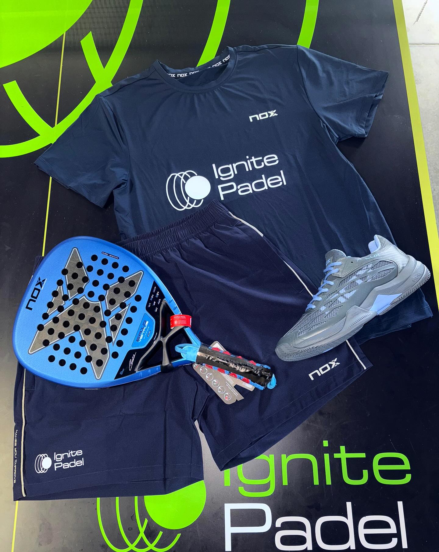 NOX ❎ IGNITE PADEL 🚀 tee’s & shorts / full kits available in our Speke branch 🤝🏽