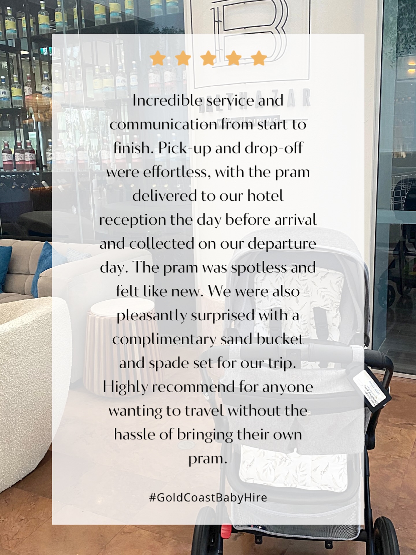 This is what stress-free travel with little ones should look like ✨
Seamless hotel delivery, prams that arrive spotless and ready to go and extras that make holidays easier.
Travel light. Skip the hassle. Enjoy the trip 🤍
#pramhire #babyhire #travelwithbaby #holidaywithkids #goldcoastbabyhire