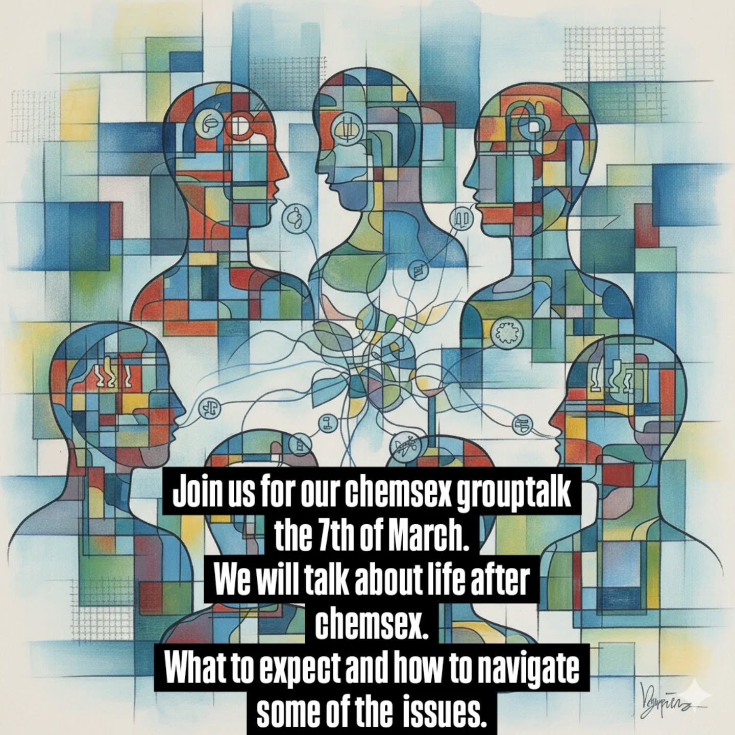 Be part of the conversation!
Why do we do chemsex.. and what do we do after we decided enough is enough.
Sobersex is your new chapter.. but with this new chapter some questions come.
What do i feel, why do i feel this, what to expect.
All these questions with no anwser.
We got your back babes!
We host a grouptalk with @drmaualvarez where there is information,discussion and talks about this topic in a good and safe environment at the @inkhotelamsterdammgallery
Get your tickets at https://www.queerandsober.org/event-details/grouptalk-life-after-chemsex
#gay #sobercommunity #sobercurious #chemsex #queer