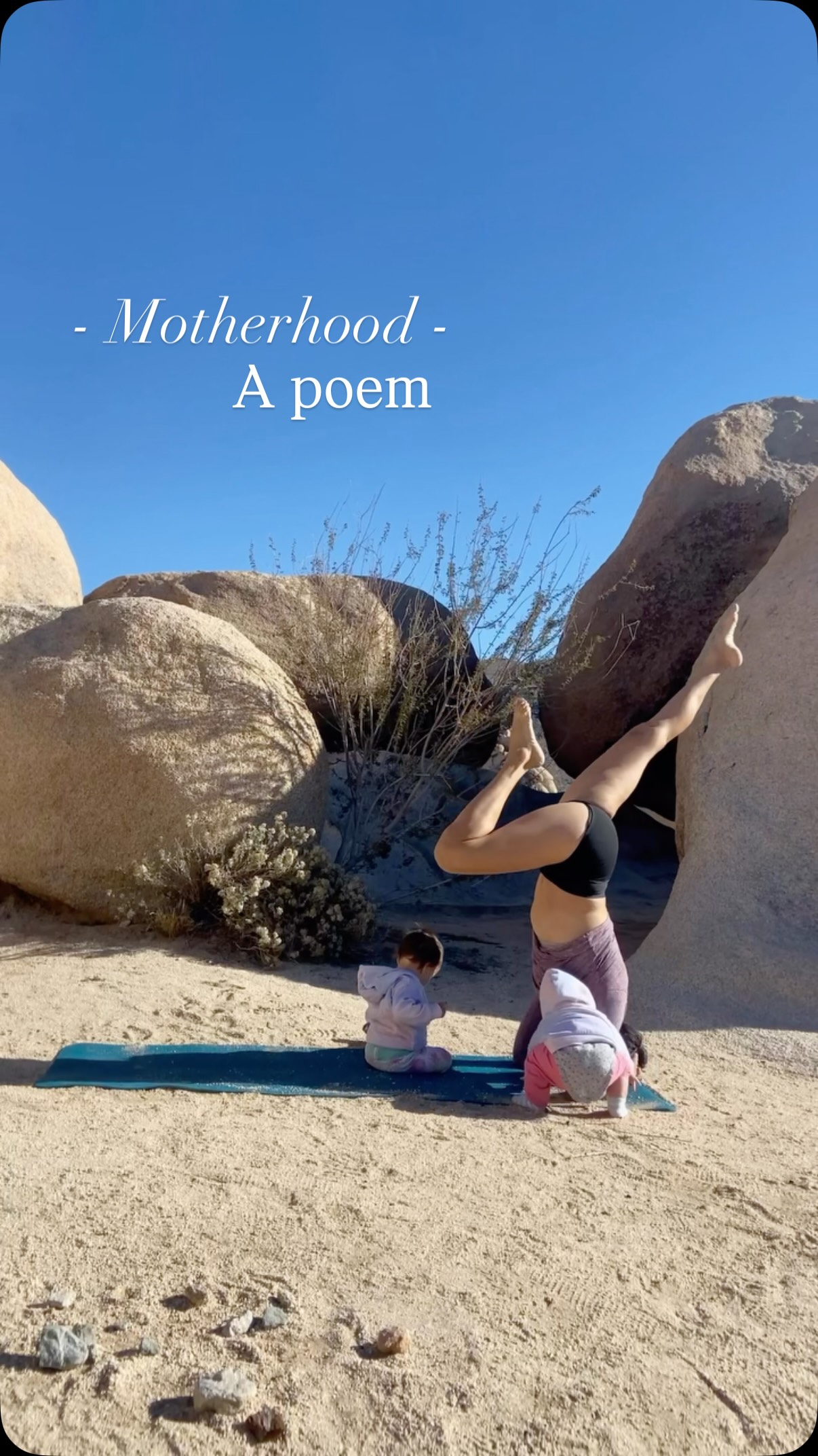 Poem
One day you’ll look back at an old version of you.
One that hasn’t lived the last few years yet. That hasn’t gone through the recent heartaches pain and hardship yet.
It will feel like a distant memory. Like a lifetime ago.
But the video will take you right back to that moment.
That feeling.
That innocence.
That pure love.
And you’ll wish you could talk to that woman in the video.
Tell her how amazing she is.
How tough she is.
How resilient.
How strong.
You’ll wish you could tell her to bask in every moment, because soon it will be only a distant memory. One that lives in your body and heart.
And you’ll yearn to go back. To hold those little babies that, not long before were just making their way into this world through you.
You’ll look at them today and hug them tightly. Remembering that this exact moment will pass too.
So enjoy it.
Love it.
Live it.
Remember the joy and the pain. The hardship and the ease. The positive and negative.
Life is a spiral, once you’re up once you’re down. But there’s always momentum, never stop the momentum.
יום אחד אסתכל אחורה על גרסה ישנה שלי.
אחת שעדיין לא חיה את השנים האחרונות.
שעדיין לא עברה את שברון הלב, הכאב והקושי שעברו מאז.
זה ירגיש כמו זיכרון רחוק.
כמו חיים שלמים שהיו פעם.
אבל הסרטון יחזיר אותי מיד לאותו רגע.
לאותה תחושה.
לתמימות ההיא.
לאהבה הטהורה.
ואני ארצה לדבר עם האישה שבסרטון.
להגיד לה כמה שהיא מדהימה.
כמה שהיא חזקה.
כמה שהיא עמידה.
כמה עוצמה יש בה.
ארצה לומר לה להתמסר לכל רגע,
כי עוד מעט זה יהפוך לזיכרון רחוק.
זיכרון שחי בגוף ובלב בלבד.
ואתגעגע לחזור לשם.
לרגע הזה.
לחבק את התינוקות הקטנות האלה,
שלא מזמן רק עשו את דרכם אל העולם — דרכי.
אני אסתכל עליהם היום ואחבק אותם חזק.
אזכור שגם הרגע הזה — יעבור.
אז להיות בו.
לאהוב אותו.
לחיות אותו.
לזכור את השמחה ואת הכאב.
את הקושי ואת הקלות.
את החיובי ואת השלילי.
החיים הם ספירלה —
פעם למעלה, פעם למטה.
אבל תמיד יש תנועה.
לעולם לא לעצור את התנועה.