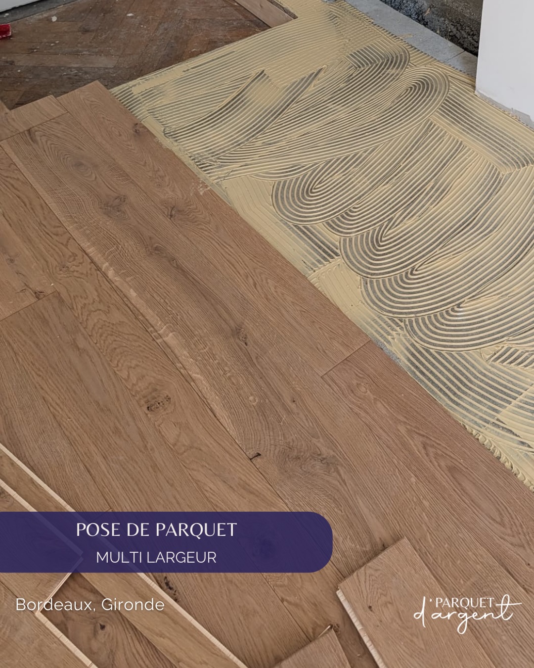 Pose d’un parquet multi-largeur dans un intérieur lumineux à Bordeaux 🪵
Ce format alterné crée un rythme naturel au sol et met en valeur les nuances du bois.
Une solution esthétique et chaleureuse, parfaite pour donner du caractère sans surcharger l’espace.
📍 Chantier réalisé par Parquet D’argent
Pose, rénovation et conseils sur mesure en Gironde
📩 Pour un devis gratuit, contactez-nous !
#parquetdargent #posedeparquet #multilargeur #bordeaux #gironde #travauxmaison #renovationinterieur #devisgratuit